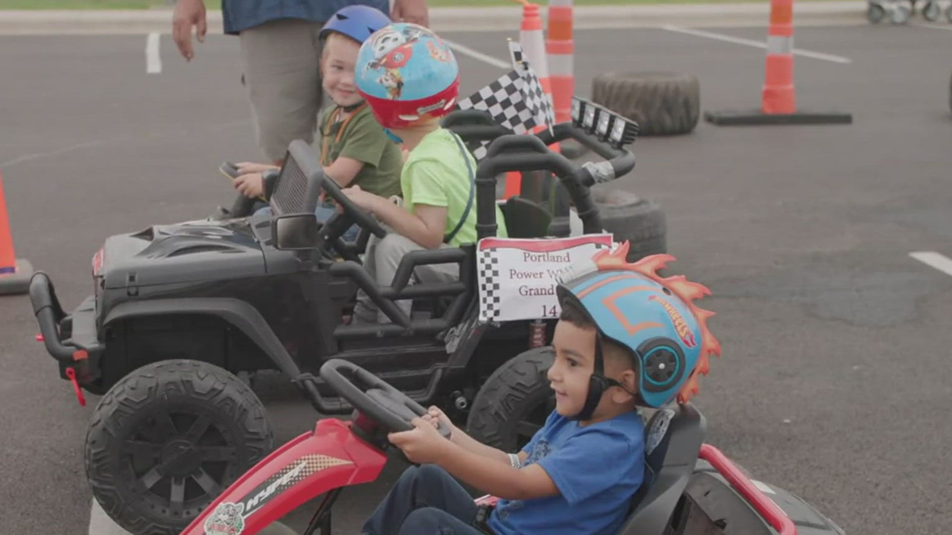 Young racers came together for Portland's Power Wheels Grand Prix ...
