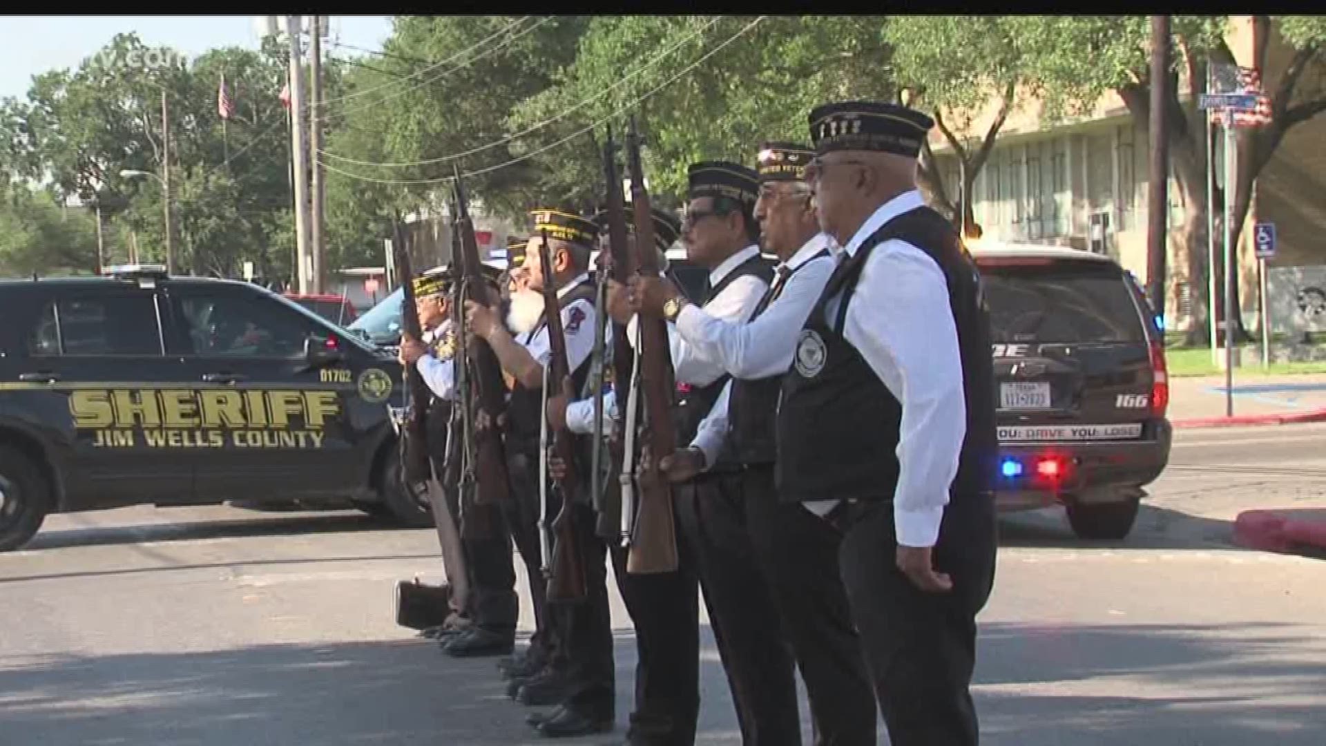 The Jim Wells County Sheriff's Office hosted the ceremony and invited all area law enforcement personnel to join them.