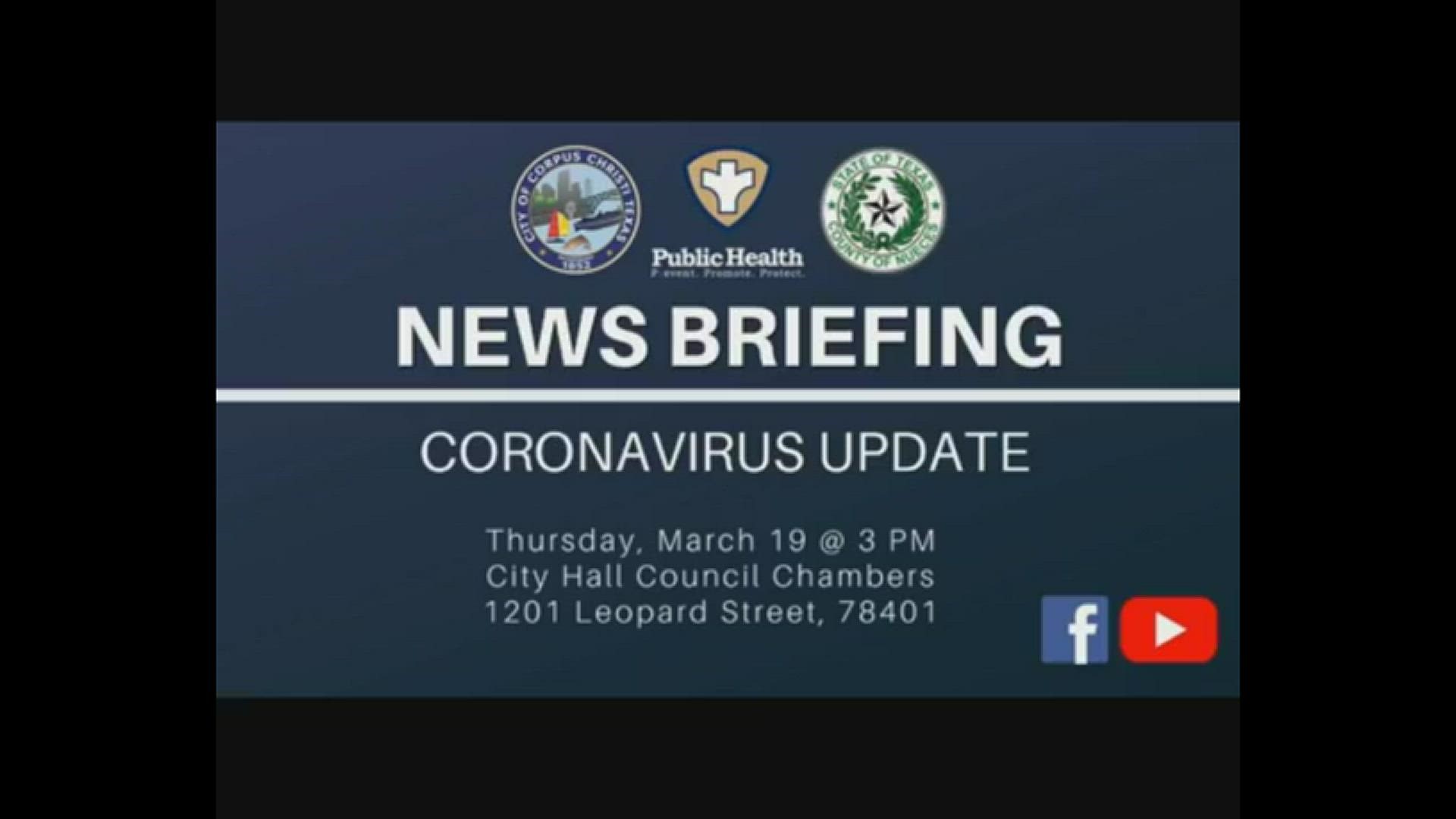 City and County officials held a joint news conference Thursday to brief the public on the Coronavirus.