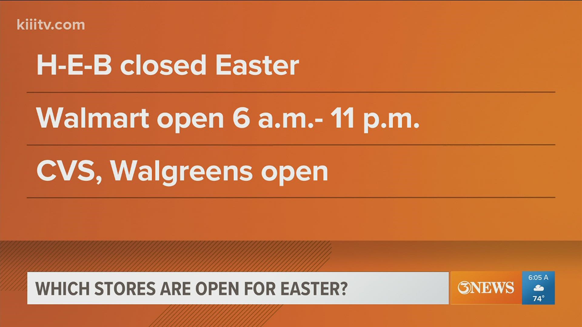 Easter Sunday could affect operating hours at some of your favorite stores. We have which doors are open today.