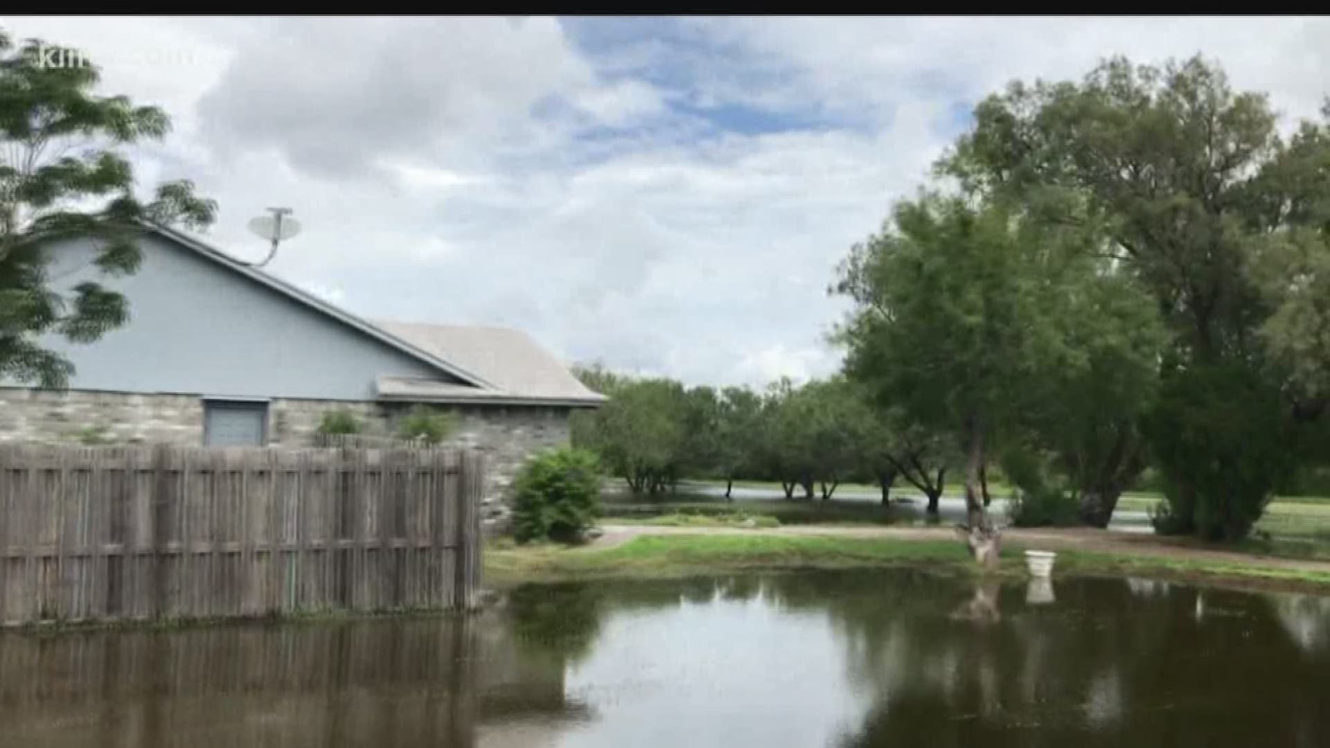 City of Petronila crews have been battling flood waters over the last couple days, with many streets still covered in water Thursday.