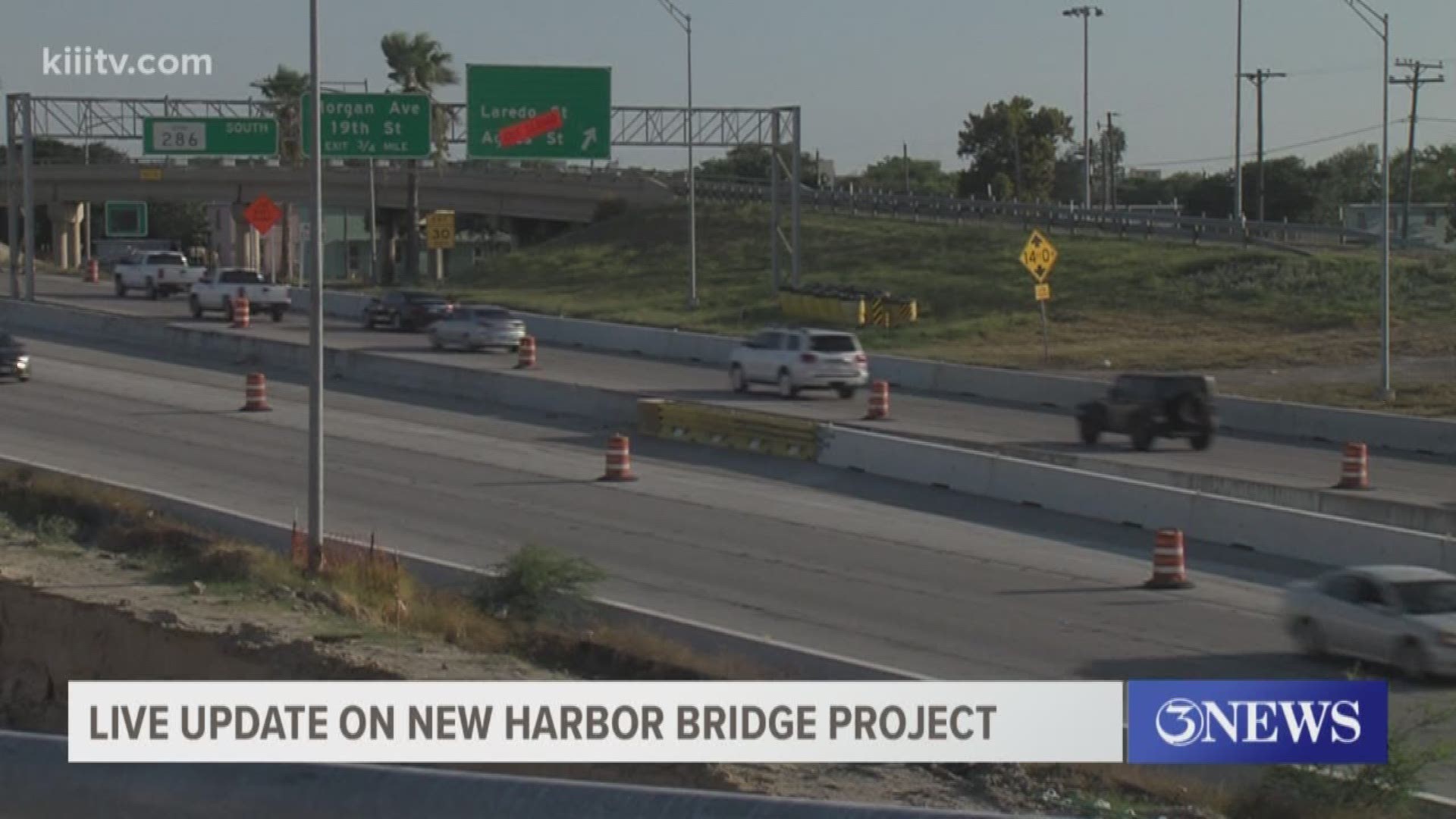 There have been recent changes in the downtown area of Corpus Christi due to the new Harbor Bridge project.