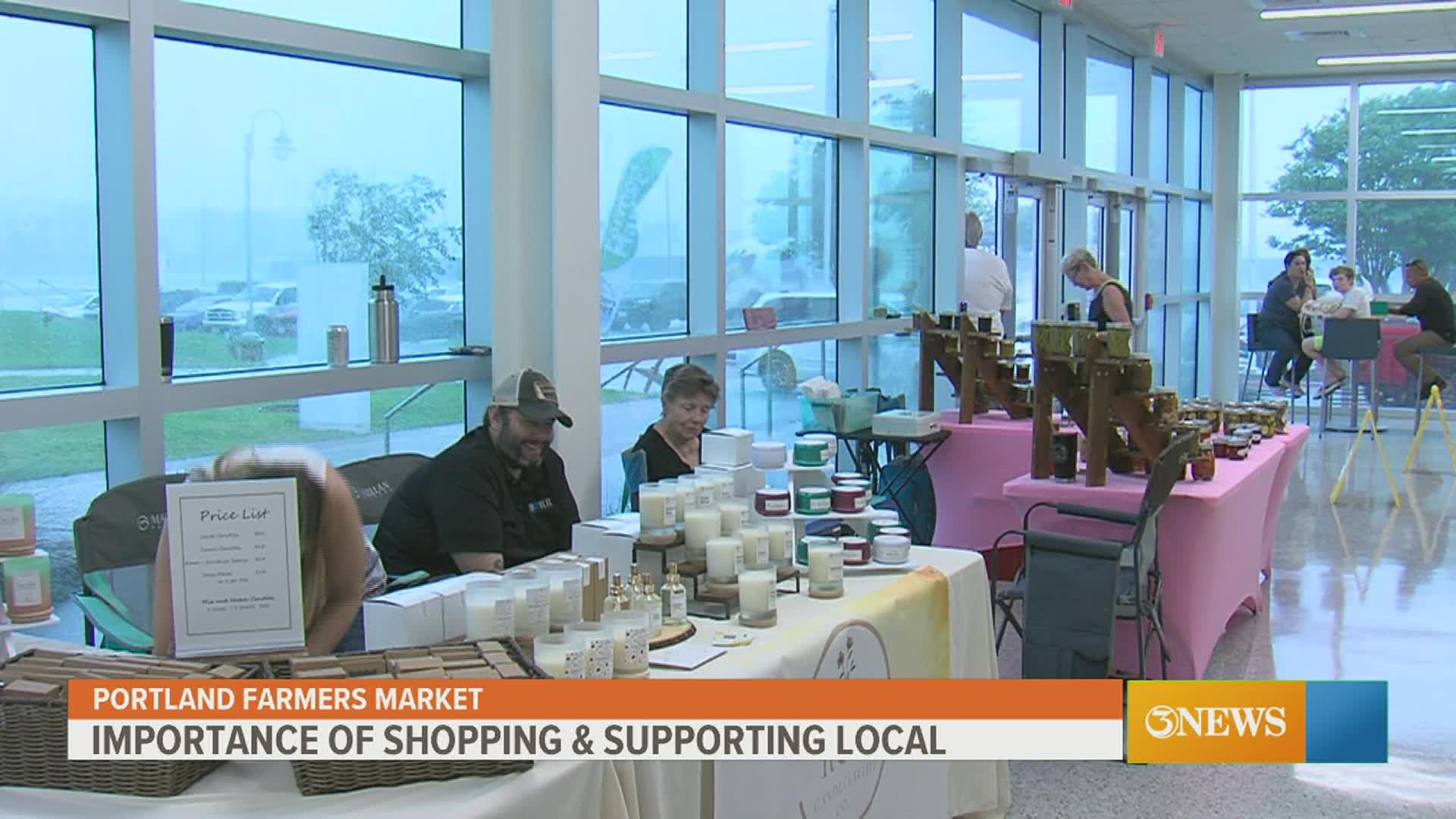 Rain didn't stop Portland's traditional Farmers Market from happening