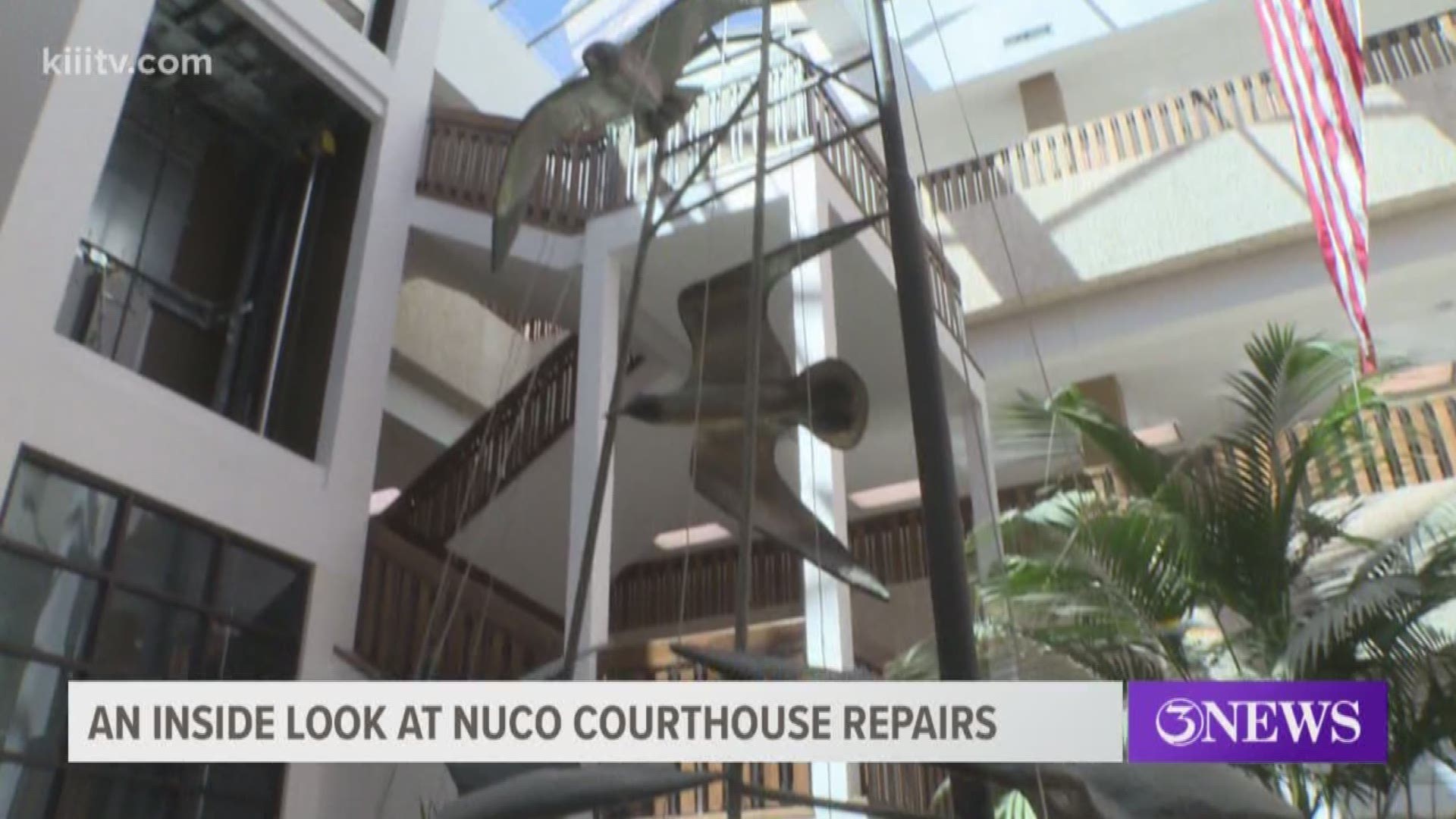 An inside look at the repairs being made to the Nueces County