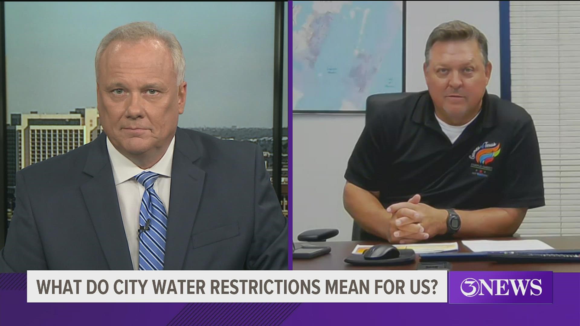 What do City water restrictions mean for us?