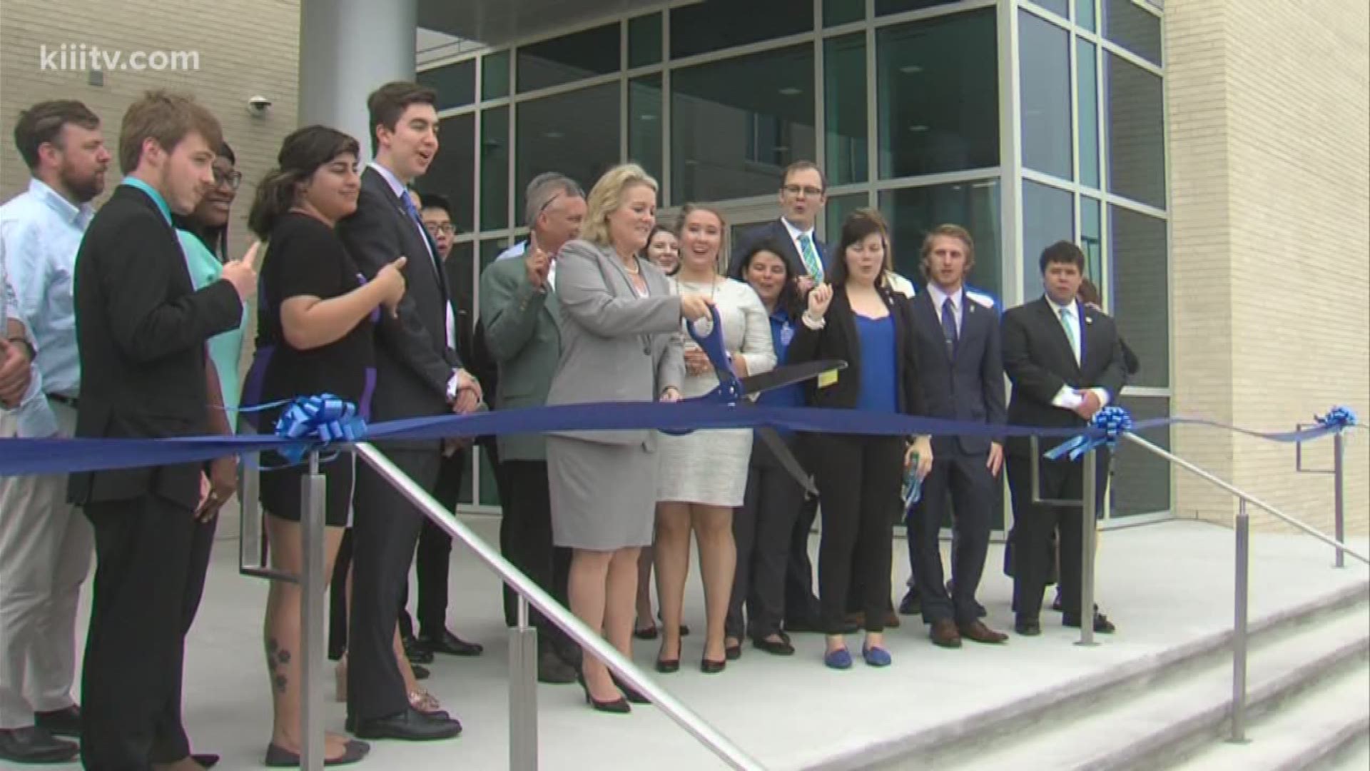 Officials at Texas A&M University-Corpus Christi celebrated the completion of their newest building Friday.