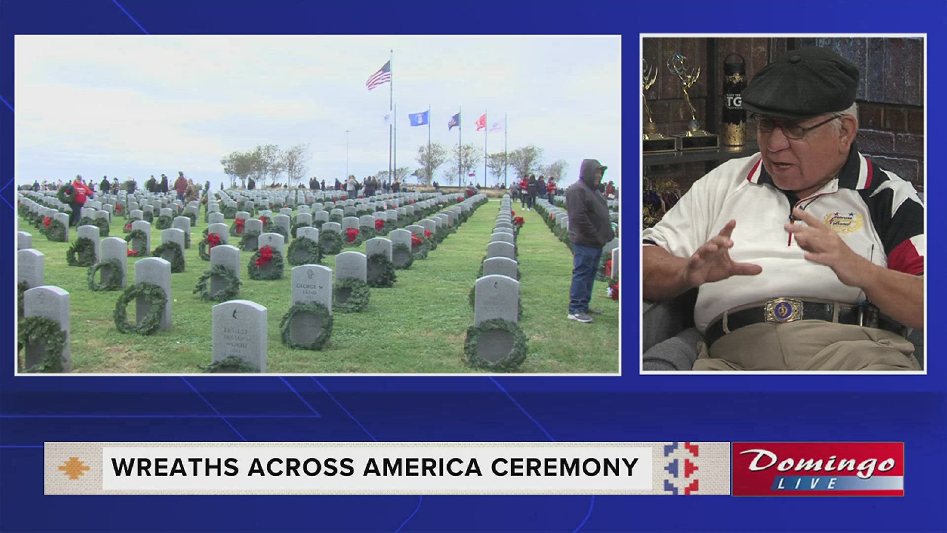 Veterans' advocate Ram Chavez joined us on Domingo Live to discuss the work and dedication that goes into the annual Wreaths Across America Ceremony.