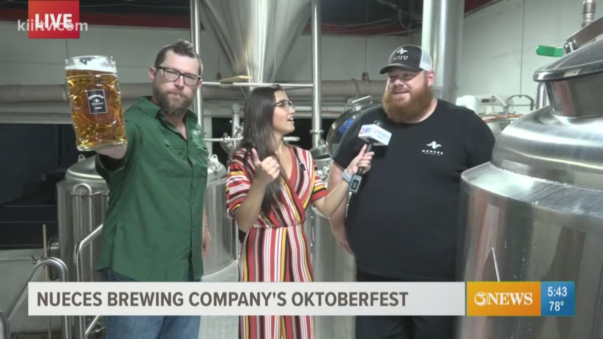 A keg throw competition and a great time at the Nueces Brewing Co.