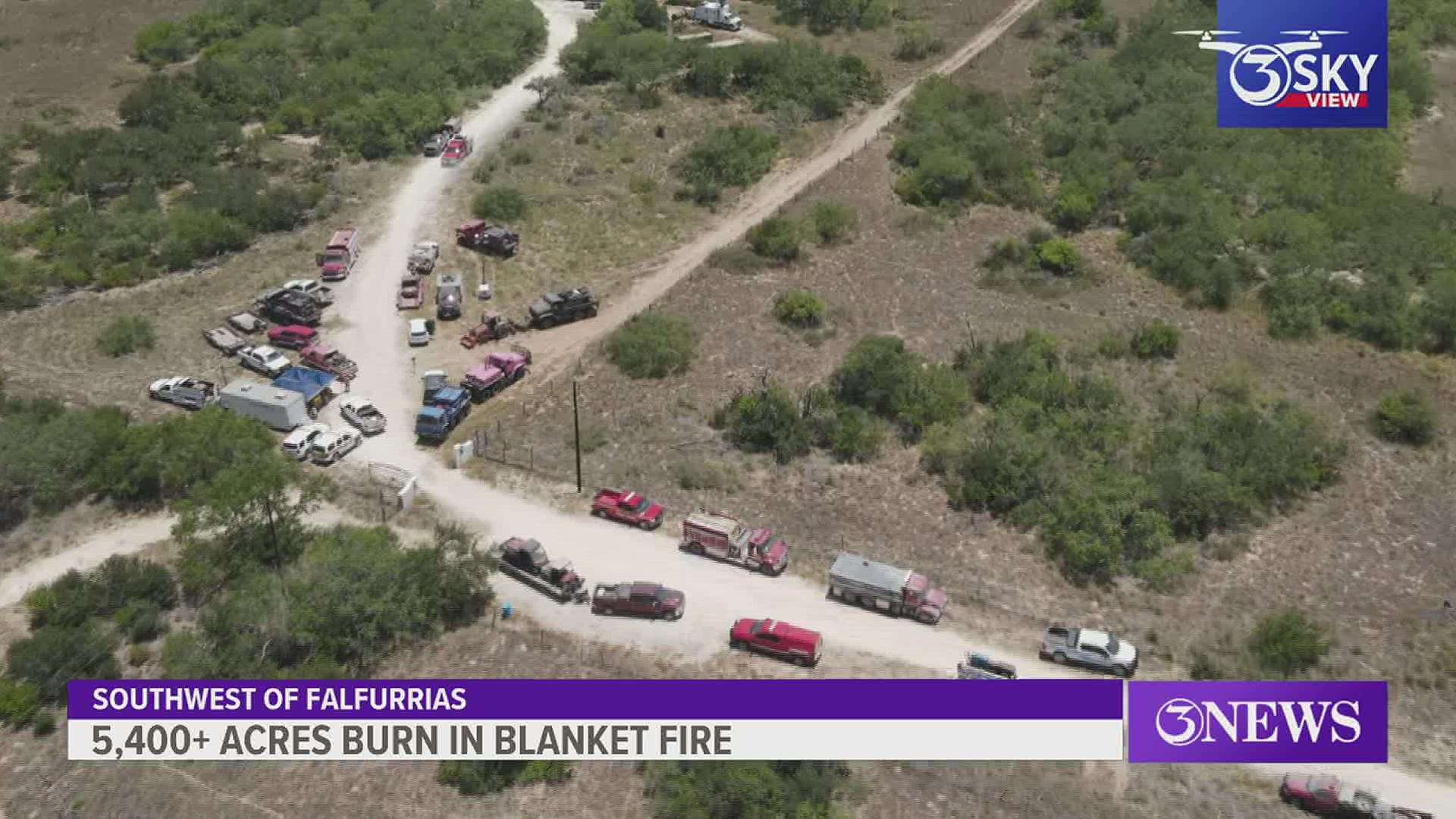 As of now, the Texas A&M Forest Service said the fire is about 70 percent contained.