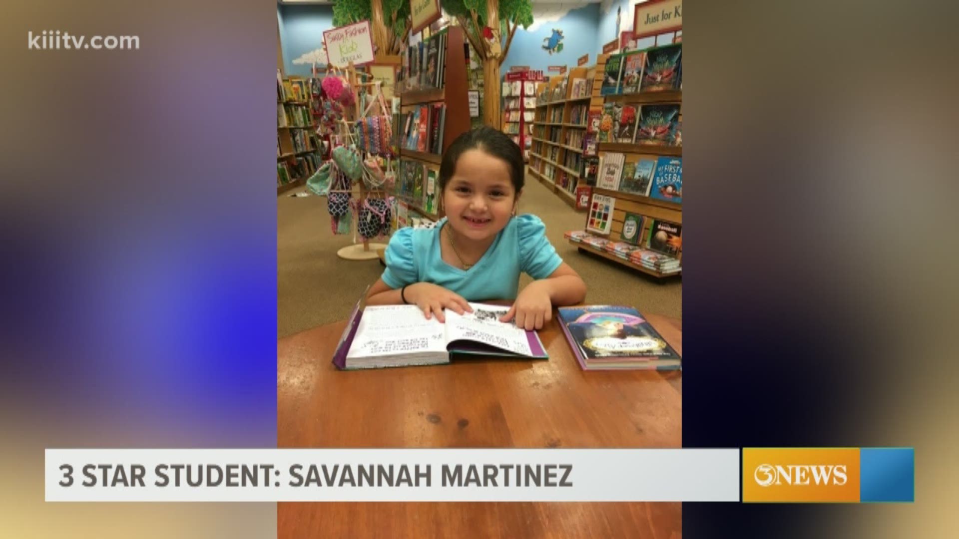 At 11 years old, this fifth grader wants to do it all. Savannah Martinez of Rose Shaw Elementary School is our 3Star Student!