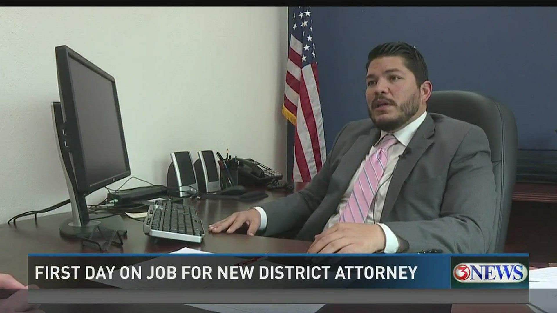 Tackling a backlog of cases - that's what Mark Gonzalez say will be his first order of business as the newly elected Nueces County District Attorney.