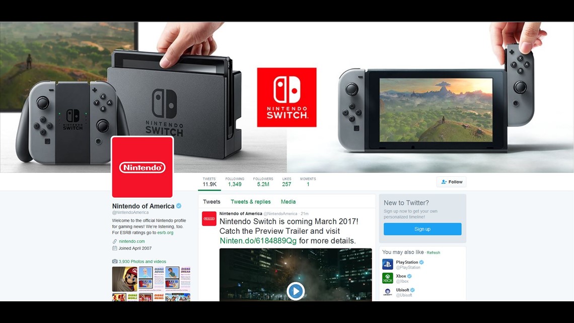 Nintendo Switch (NX) Preview Trailer Video, Coming in March 2017