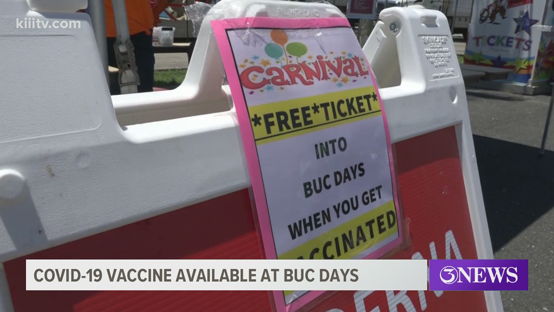 If you get your vaccine, you can get into Buc Days free.