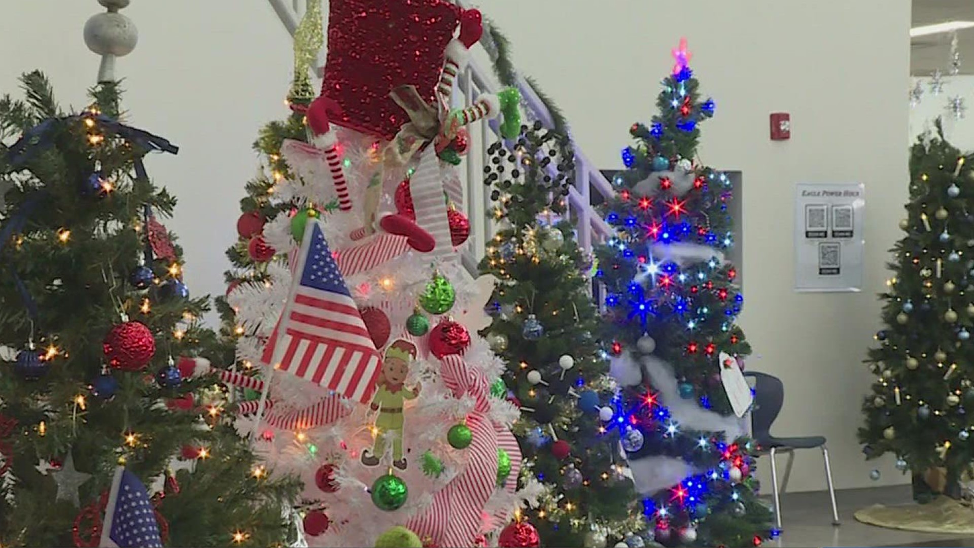 Students at Veterans Memorial High School have decorated over 30 trees and are looking for local heroes to gift them to.