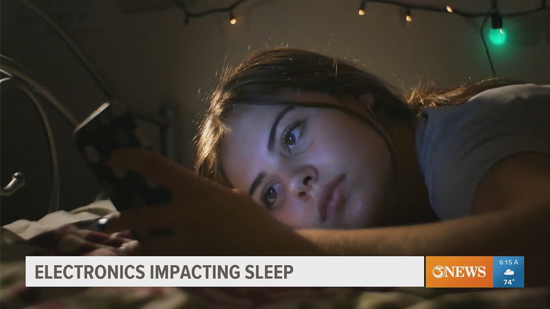 Studies show that up to 90 percent of Americans use their electronic devices in the hour before going to sleep.