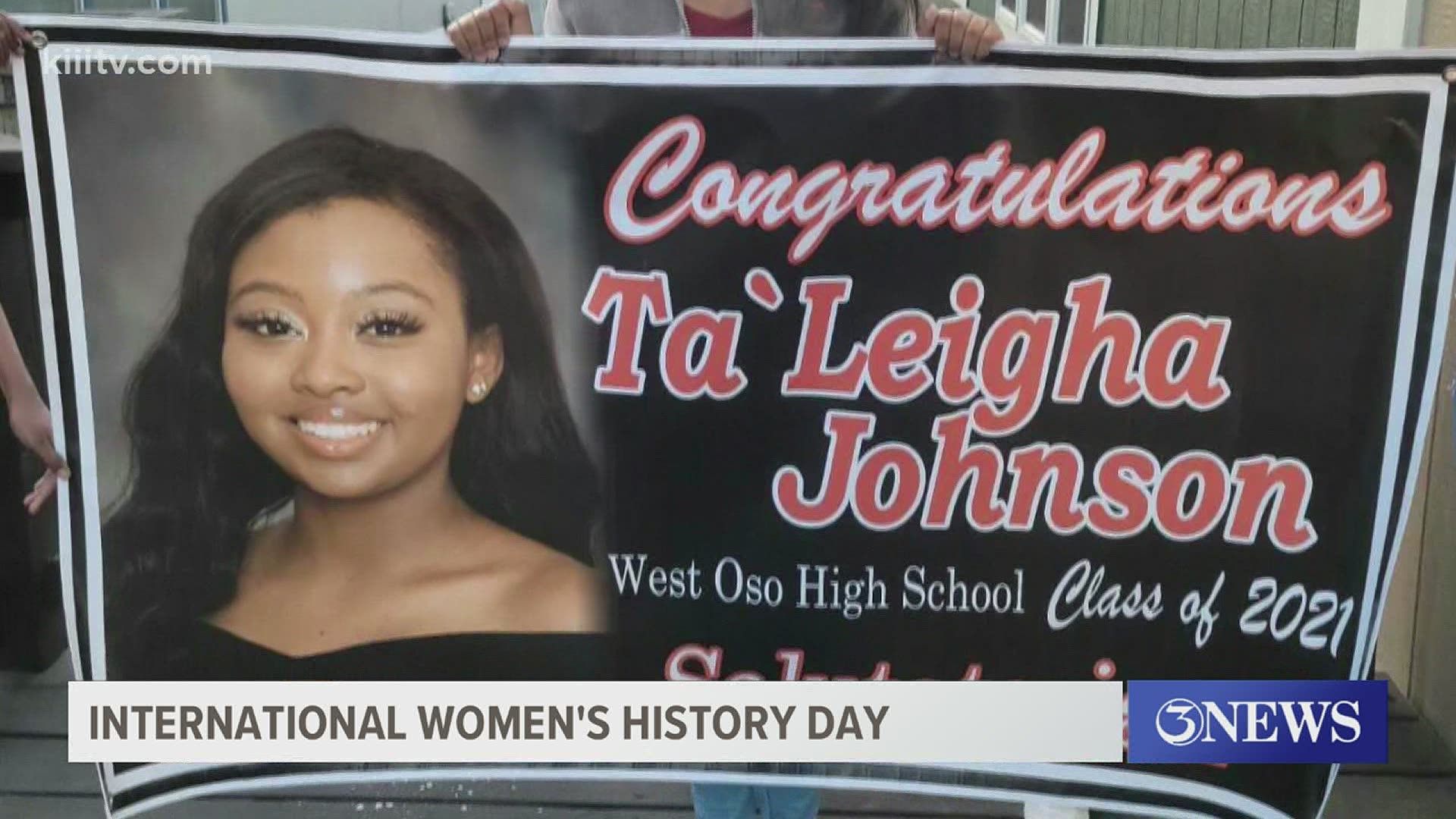 As we honor women for Women's History Month and International Women's Day, Ta'Leigha Johnson says she's proud of herself, for overcoming the challenges she's faced.