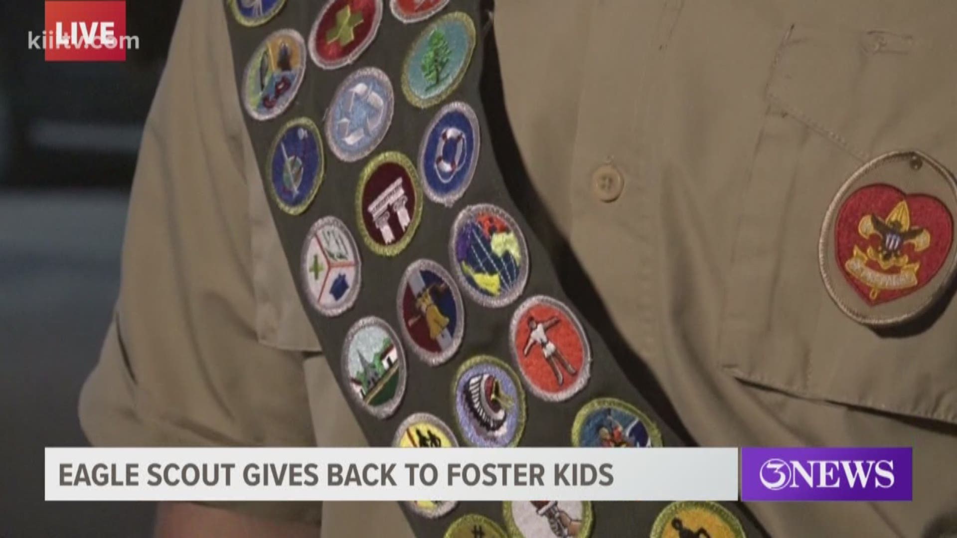 A Coastal Bend high schooler is taking the final steps to become an Eagle Scout.