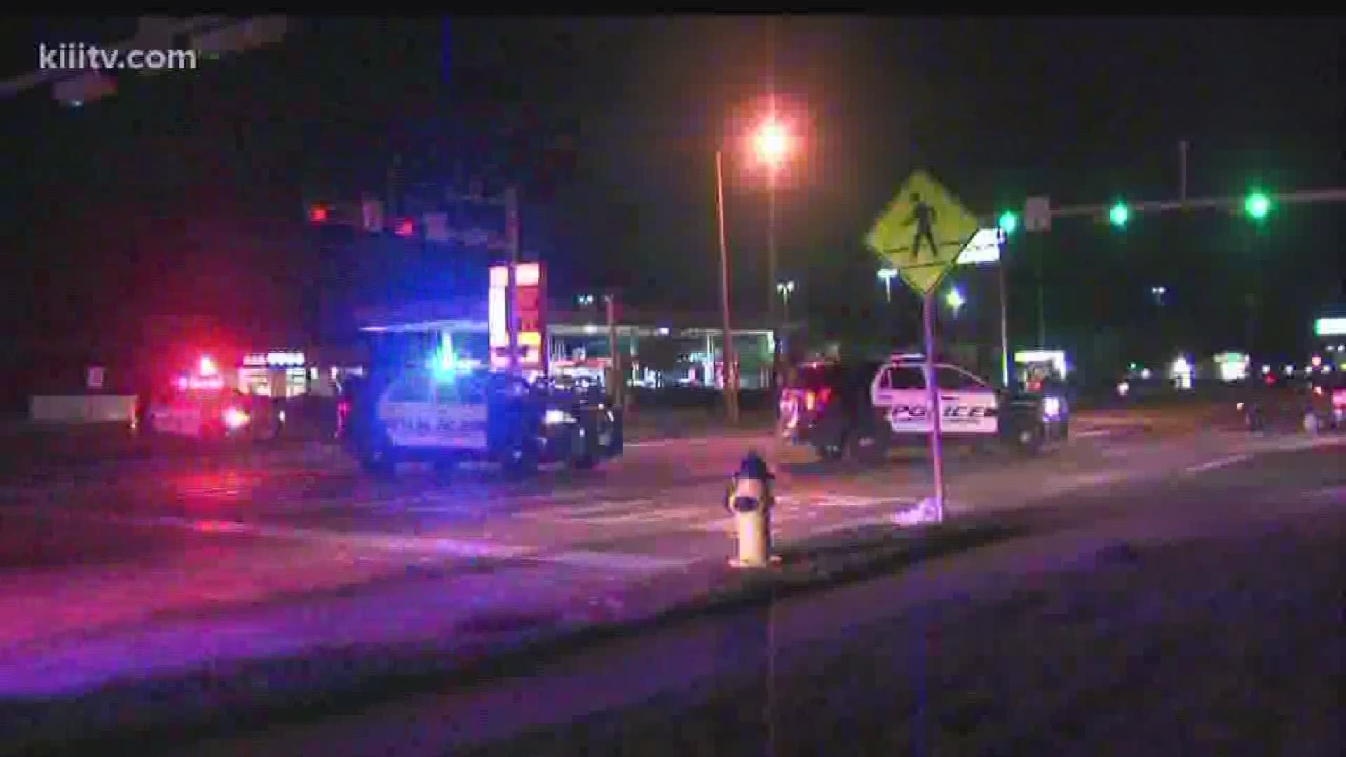 A man is fighting for his life Monday night after he was hit by a car in Flour Bluff near Waldron Road and Compton.