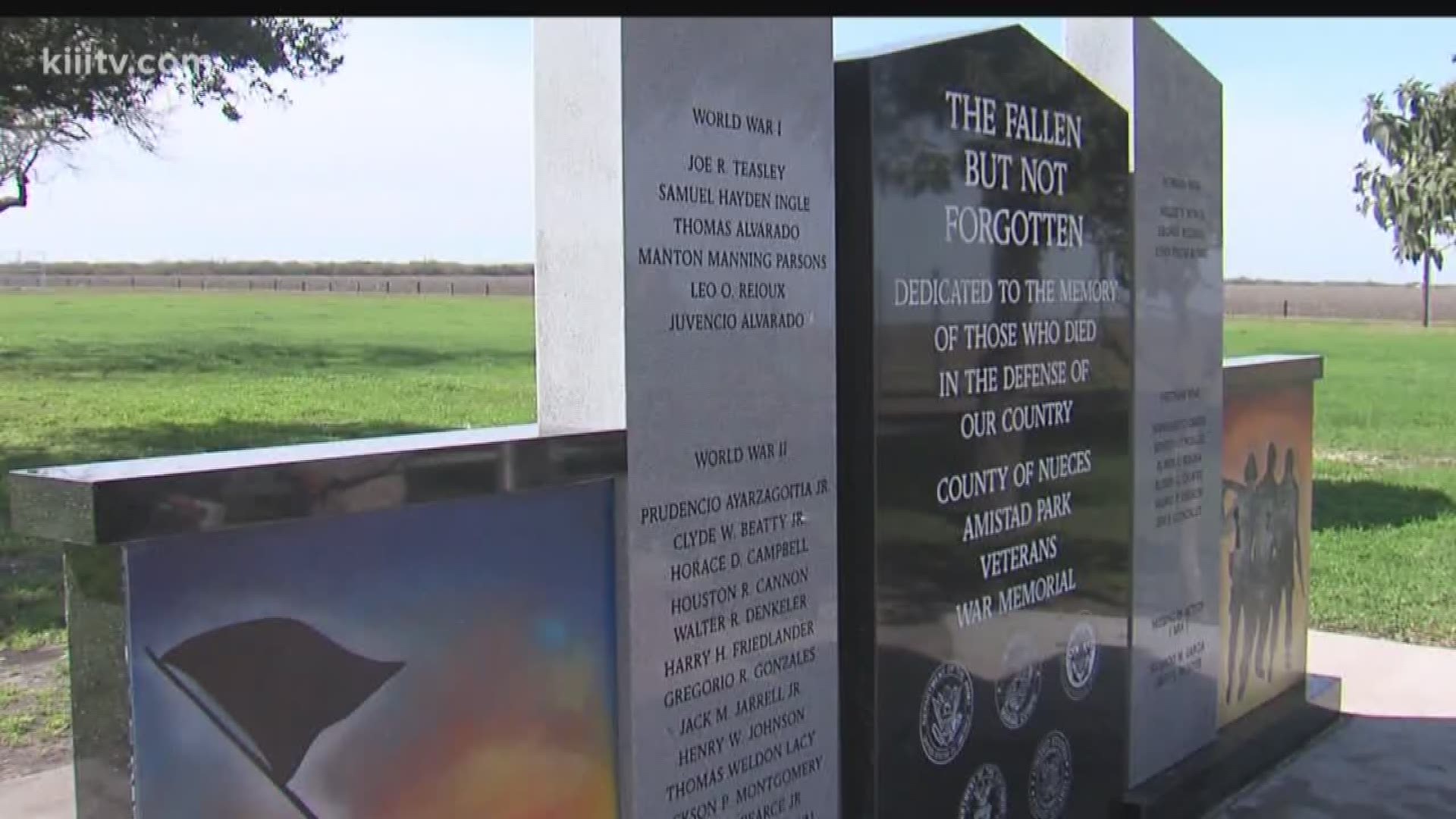 Amistad Veterans Memorial Park in Bishop, Texas receives a new memorial honoring our veterans. 