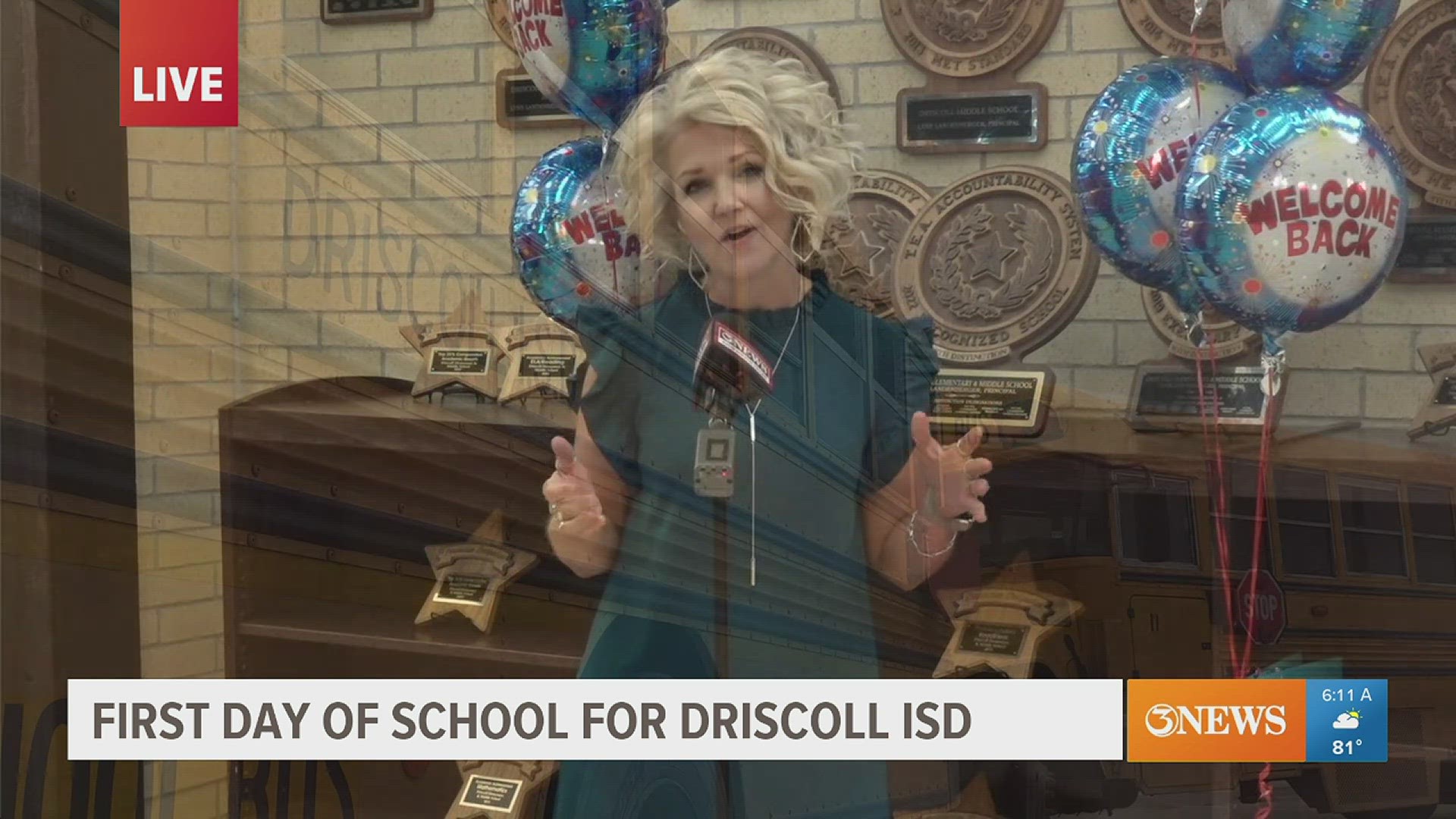 Garcia talked about school safety measures at the beginning of the show.