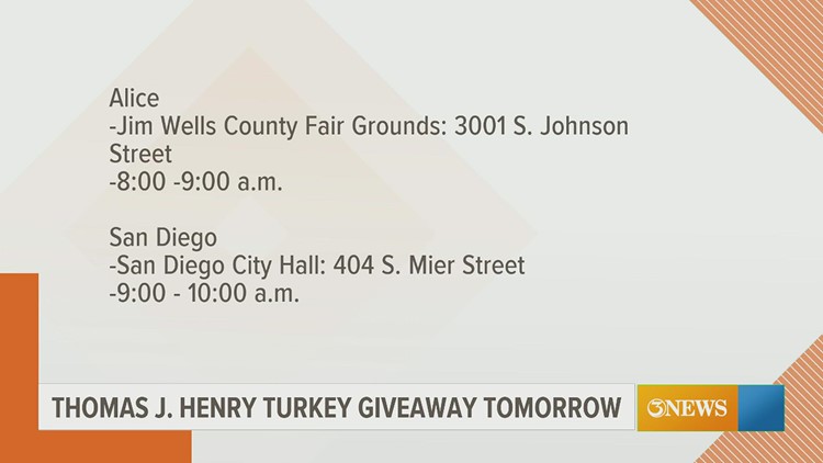 Thomas J. Henry Turkey Giveaway returns for in-person distribution