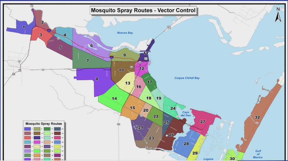 Corpus Christi releases mosquito spraying schedule | kiiitv.com