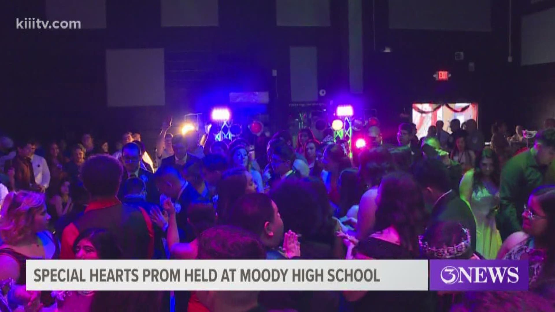 A group of students at Moody High School spent part of their school day on the dance floor for the Special Hearts Prom.