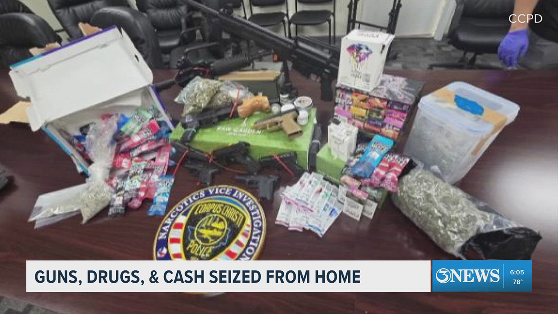 CCPD seizes $12K, guns and drugs in SWAT-assisted Southside raid ...