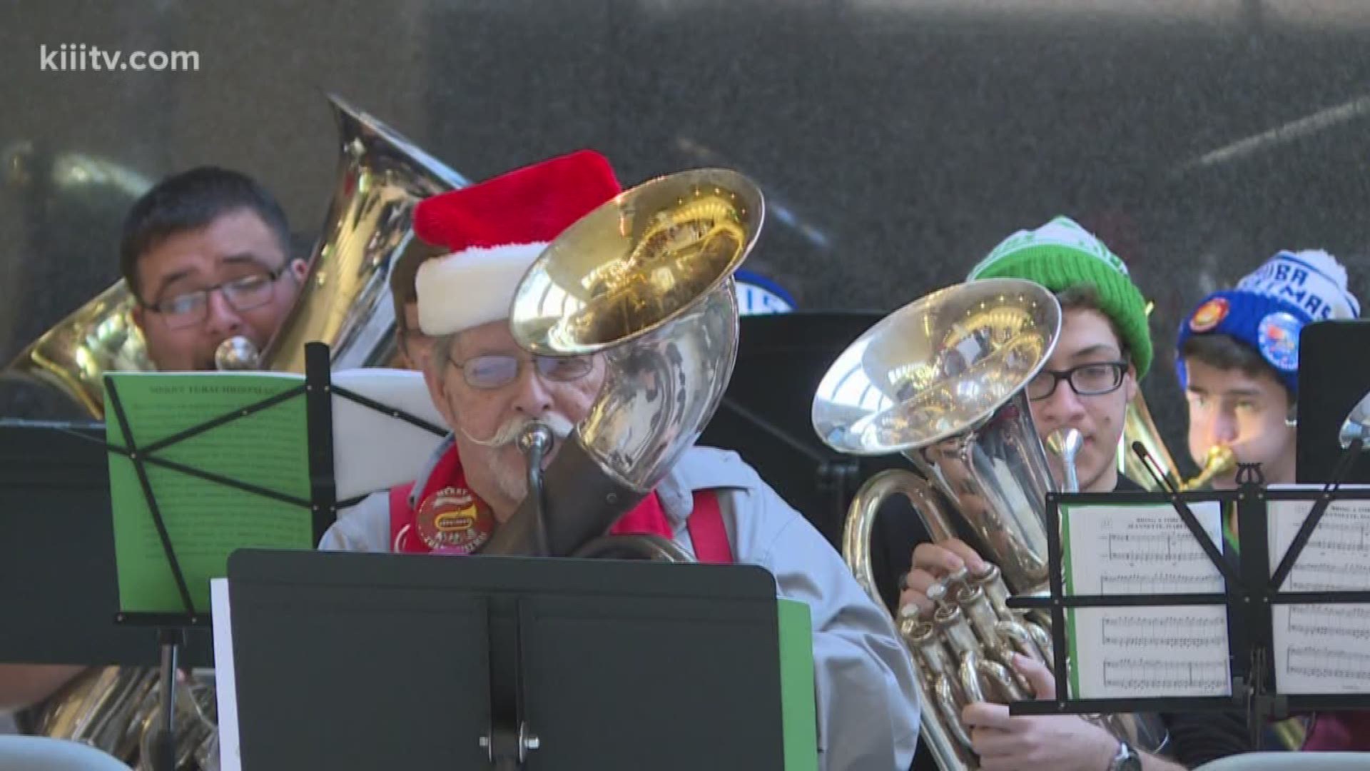 Organizers of the annual Tuba Christmas celebrated 29 years of bringing the sounds of the season to the Coastal Bend Friday with their own twist.