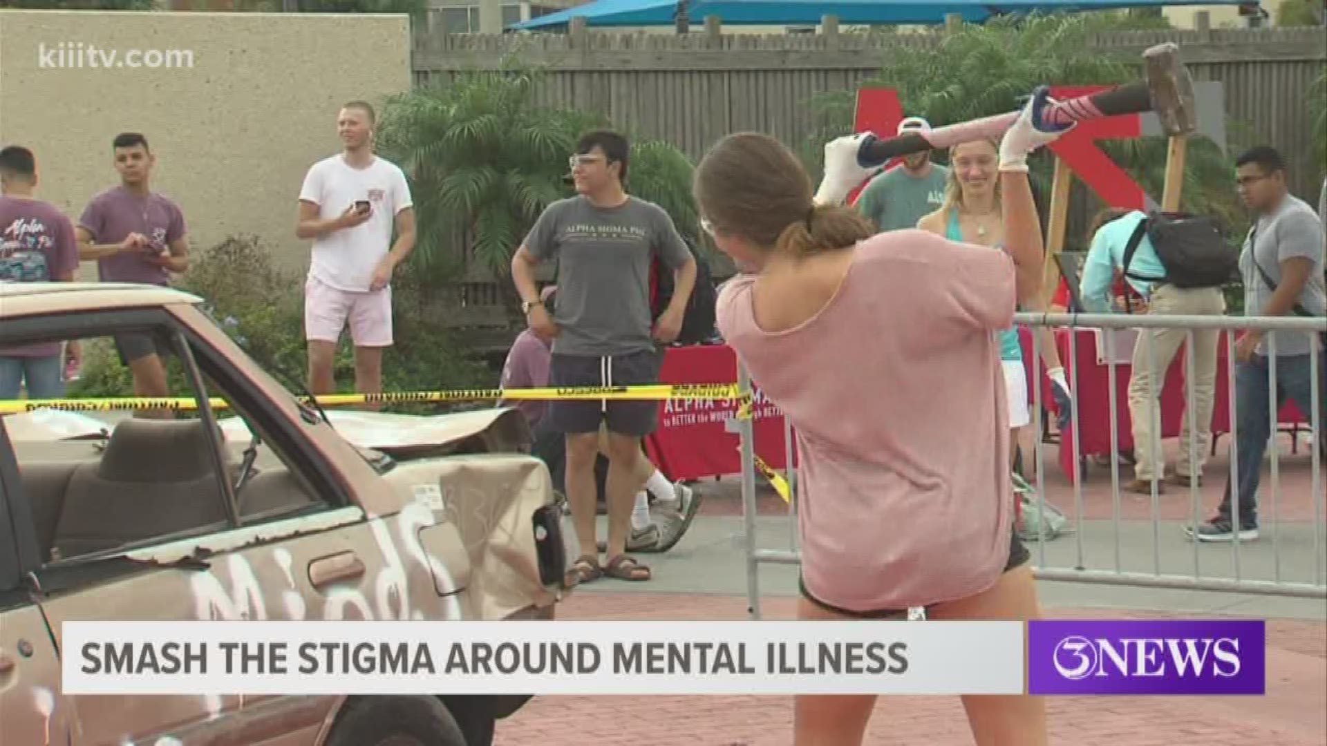 Members of a fraternity at Texas A&M University-Corpus Christi want to end the stigma associated with mental illness.