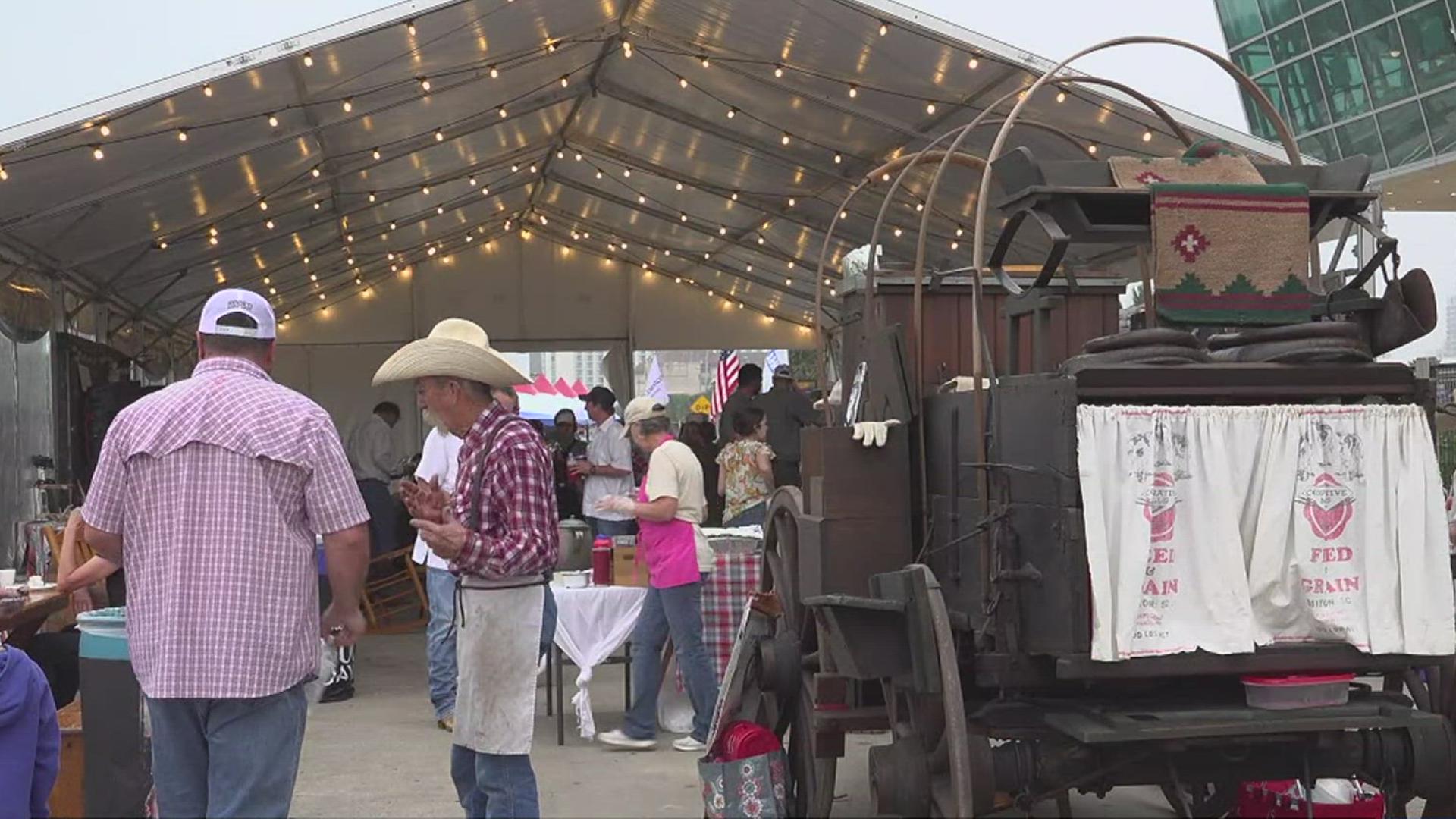 The breakfast was held to thank volunteers, sponsors and community before the first day of the rodeo Tuesday night.