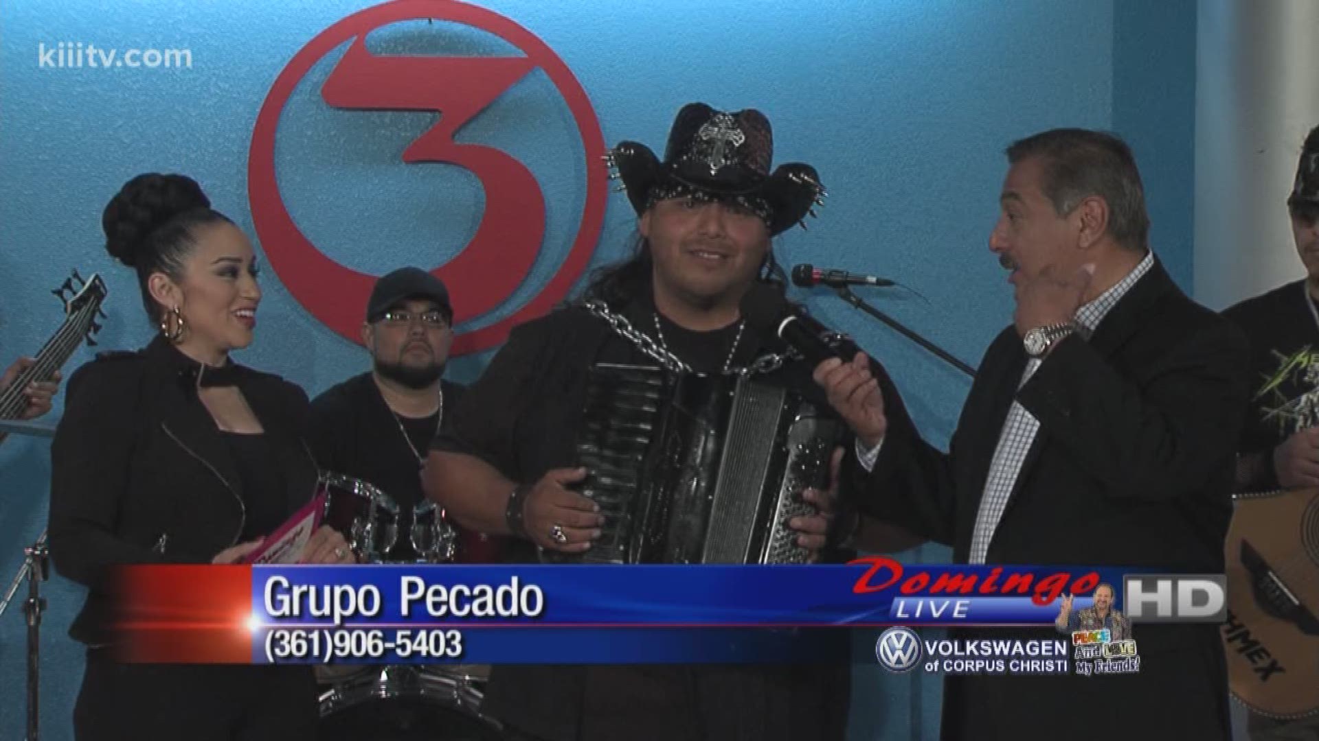 Rudy And Barbi Interview Grupo Pecado on Domingo Live!
