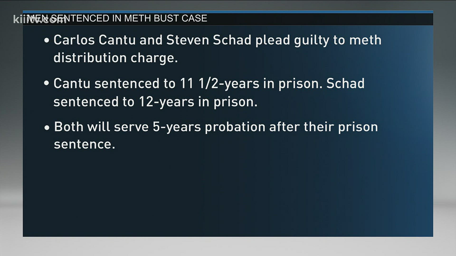 Two men sentenced in court for selling methamphetamine | kiiitv.com