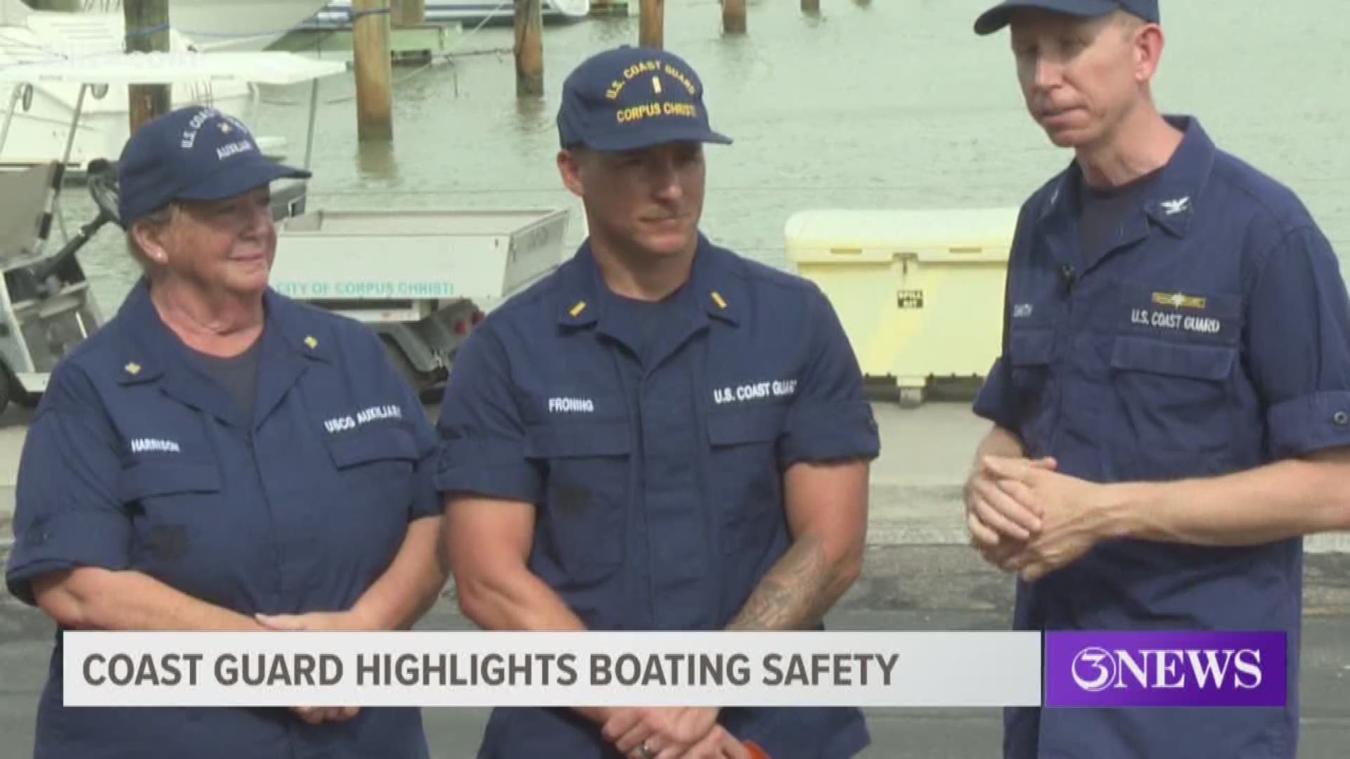 With summer almost upon us, the U.S. Coast Guard knows that more recreational boaters will be out on the water. That is why they hosted a special demonstration Thursday at the Corpus Christi Marina.