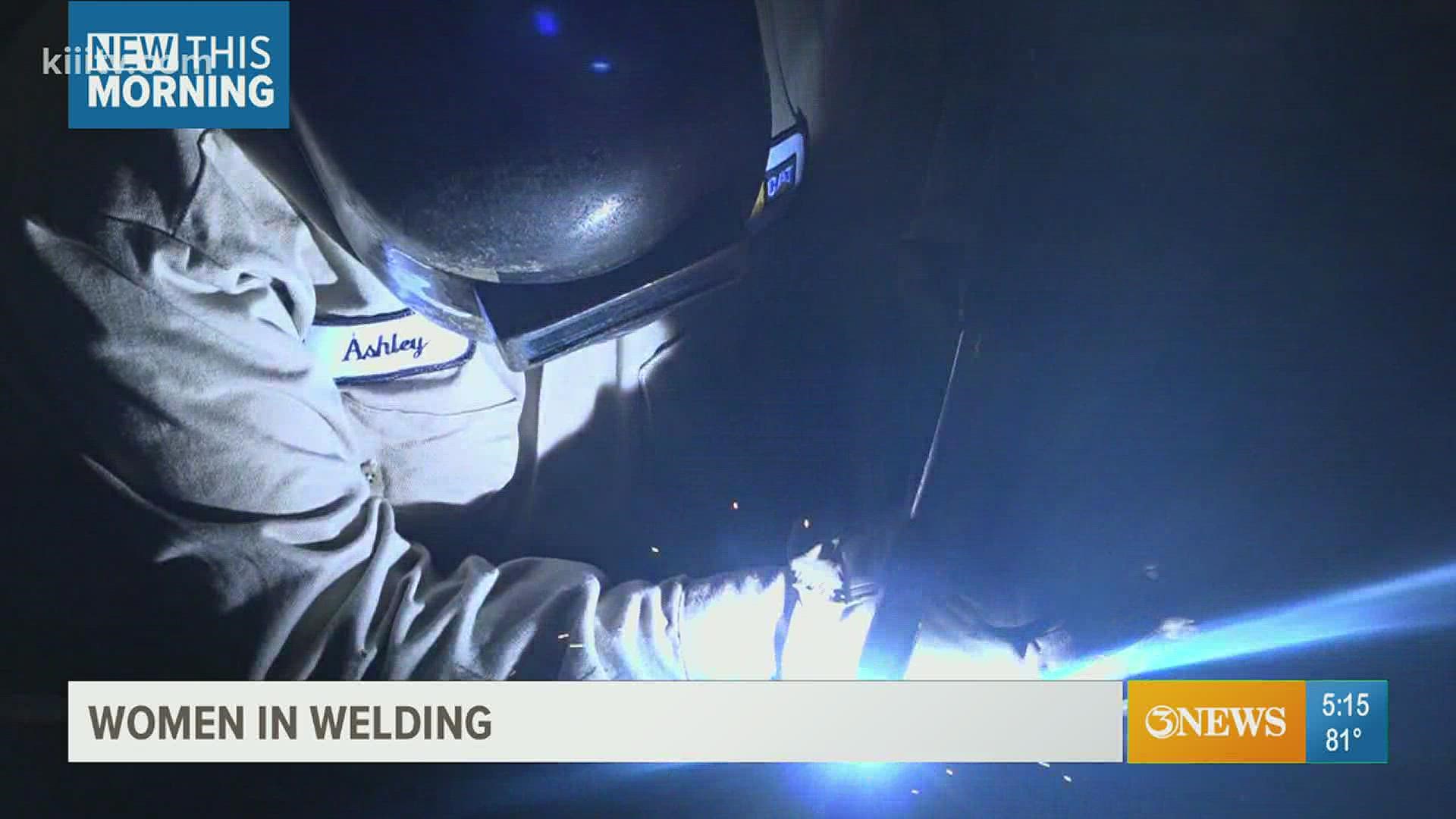 Women, historically, makeup a small number of welders across the nation; but this local welder is hoping that will change sooner than later.