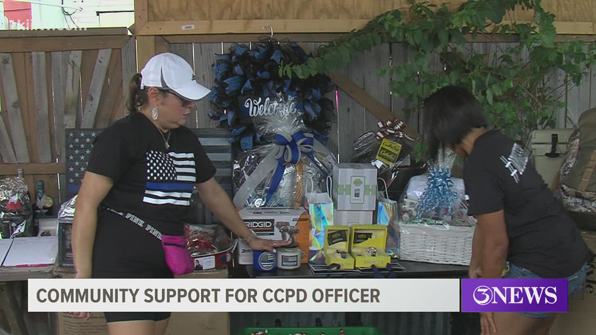 Family, friends, and community members showed up to the fundraising event to show their support to the family.