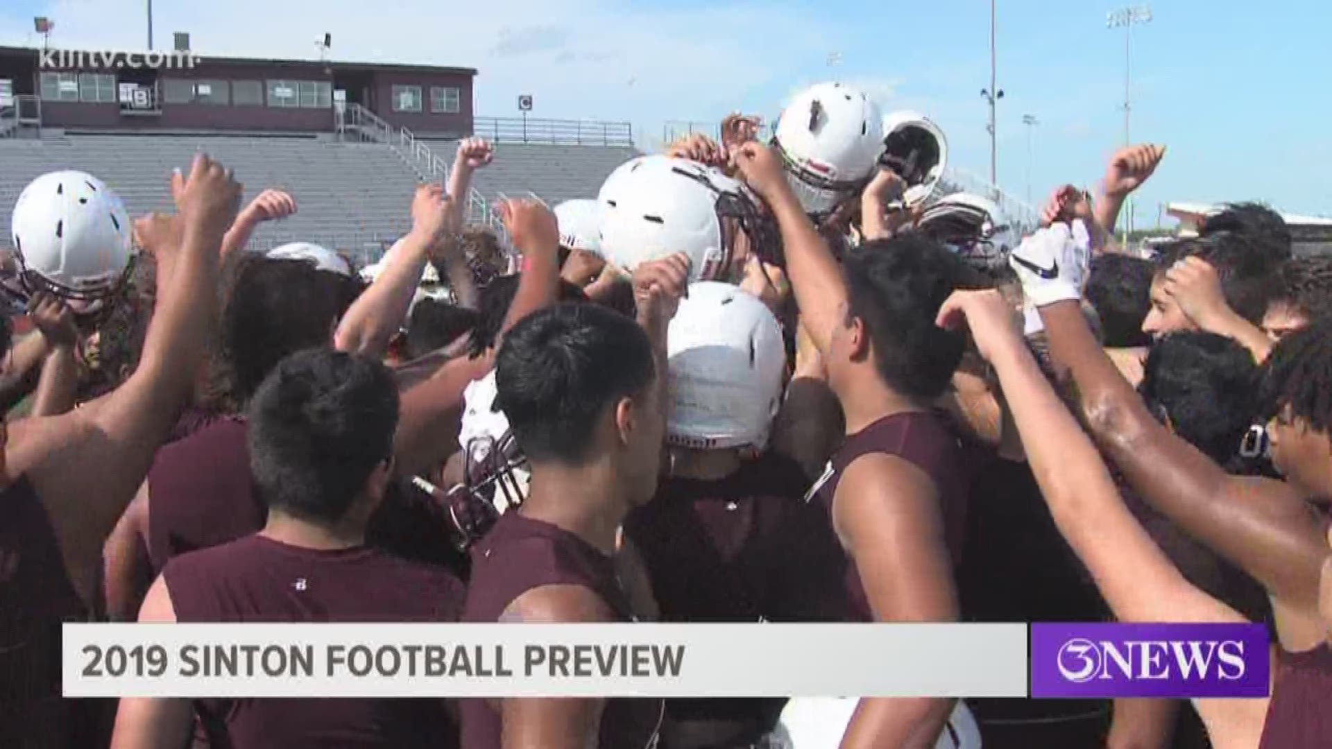 A new season and a new face out in Sinton, America this football season. Michael Troutman returns to his alma mater after being hired as the new AD/head coach.
