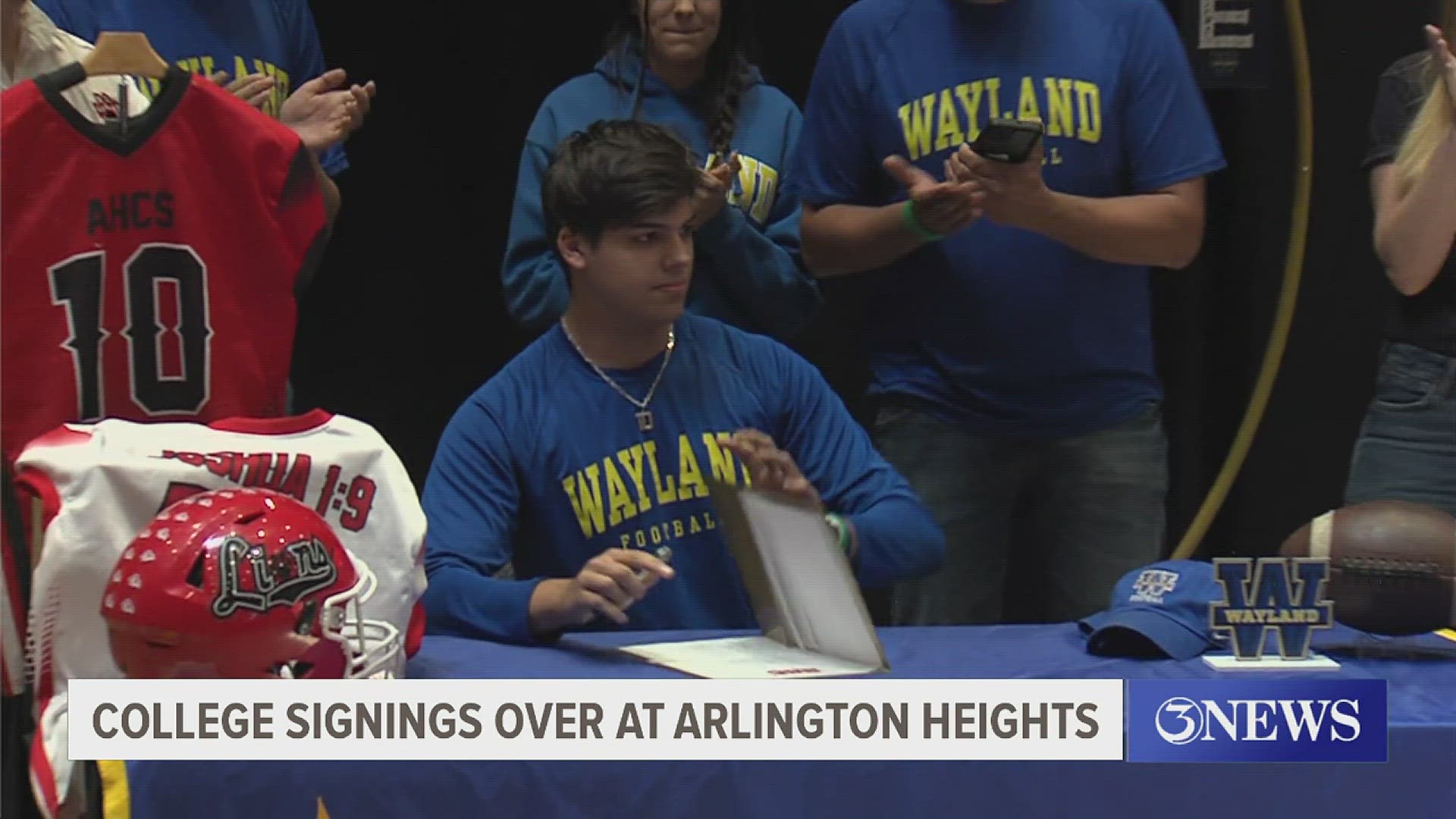 Ryan Trevino (Wayland Baptist football) and Andrew Hill (Southwestern Kansas golf) are both moving on to the college level.
