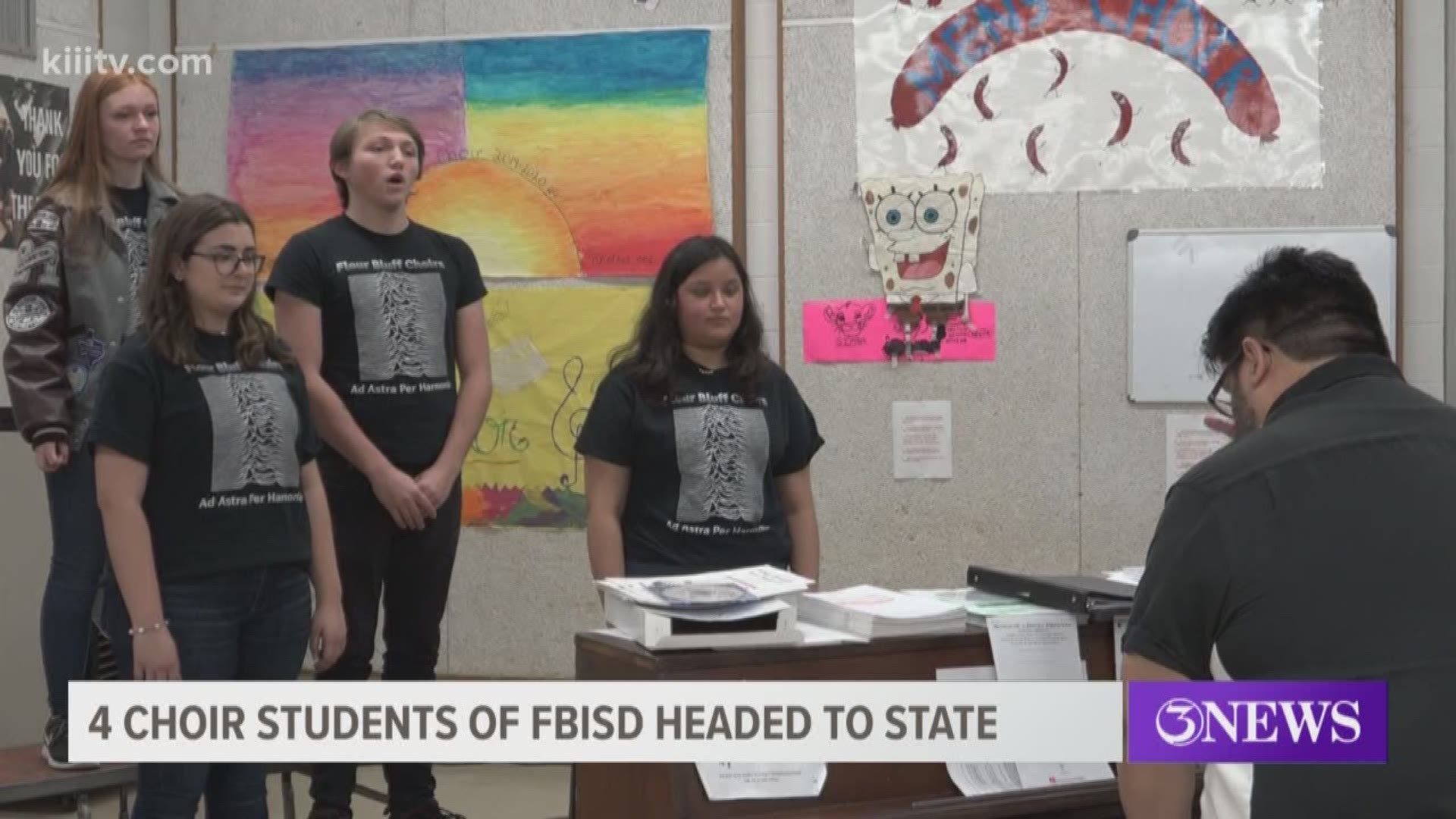 Out of thousands of students competing to place in this year's All-State Choir, several from Coastal Bend have made it, including four from Flour Bluff High School.