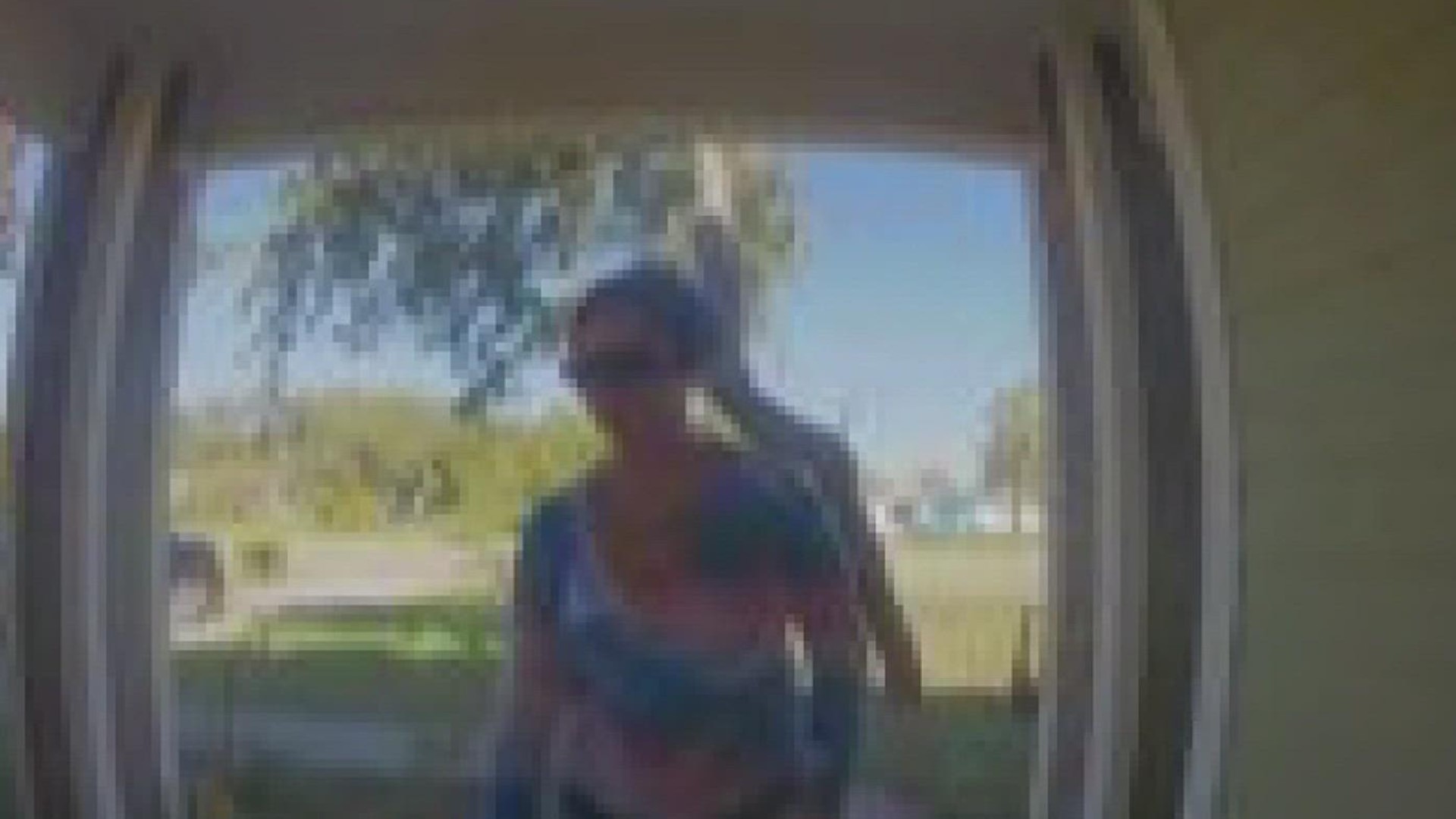 It happened at a home on West Deberry Street, and police believe the woman caught on camera may be around the neighborhood ready to strike again.