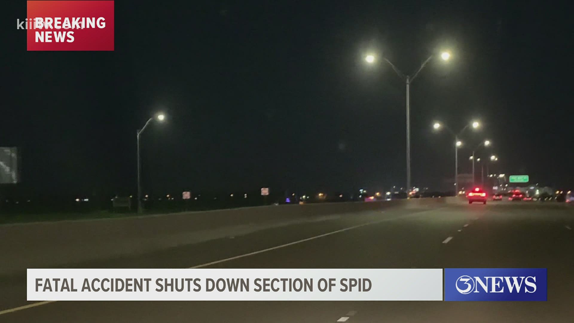 Around 8:00 p.m., officers were called to investigate a fatal crash along SPID. All westbound lanes from Flour Bluff Dr. to Ennis Joslin Rd. have been closed.