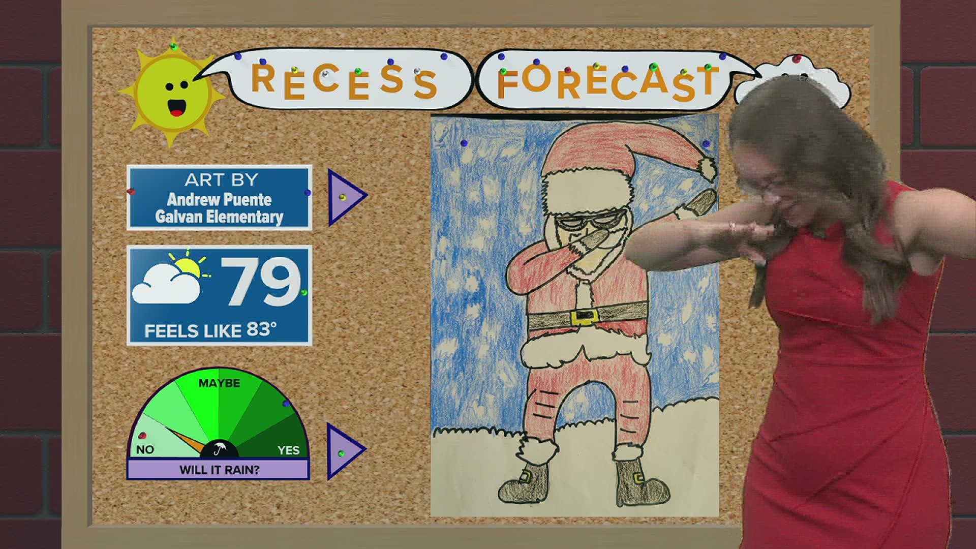Santa dances for the warm recess forecast in Corpus Christi Santa dances for the warm recess forecast in Corpus Christi