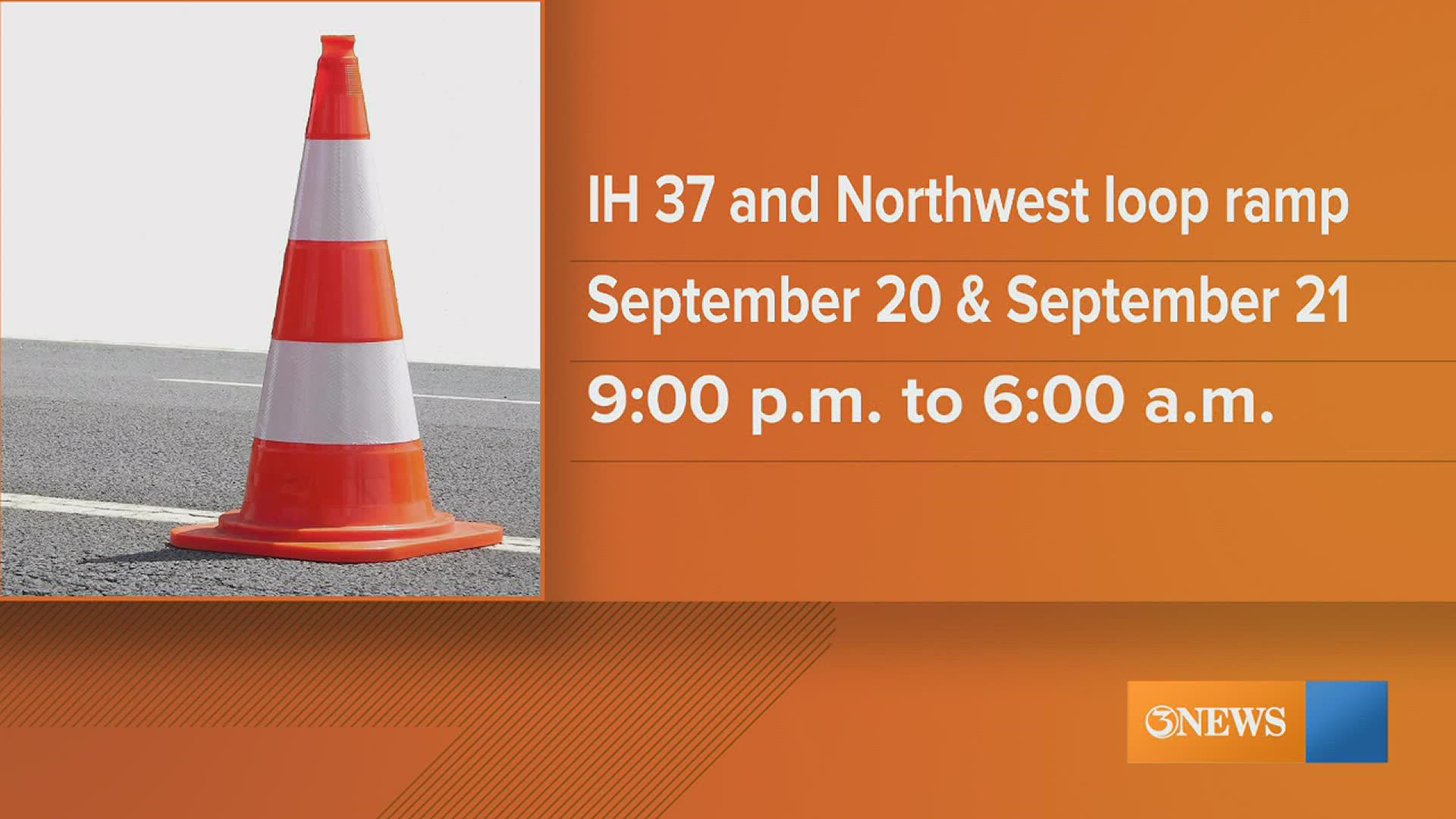 IH 37 and Northwest loop ramp closure | kiiitv.com