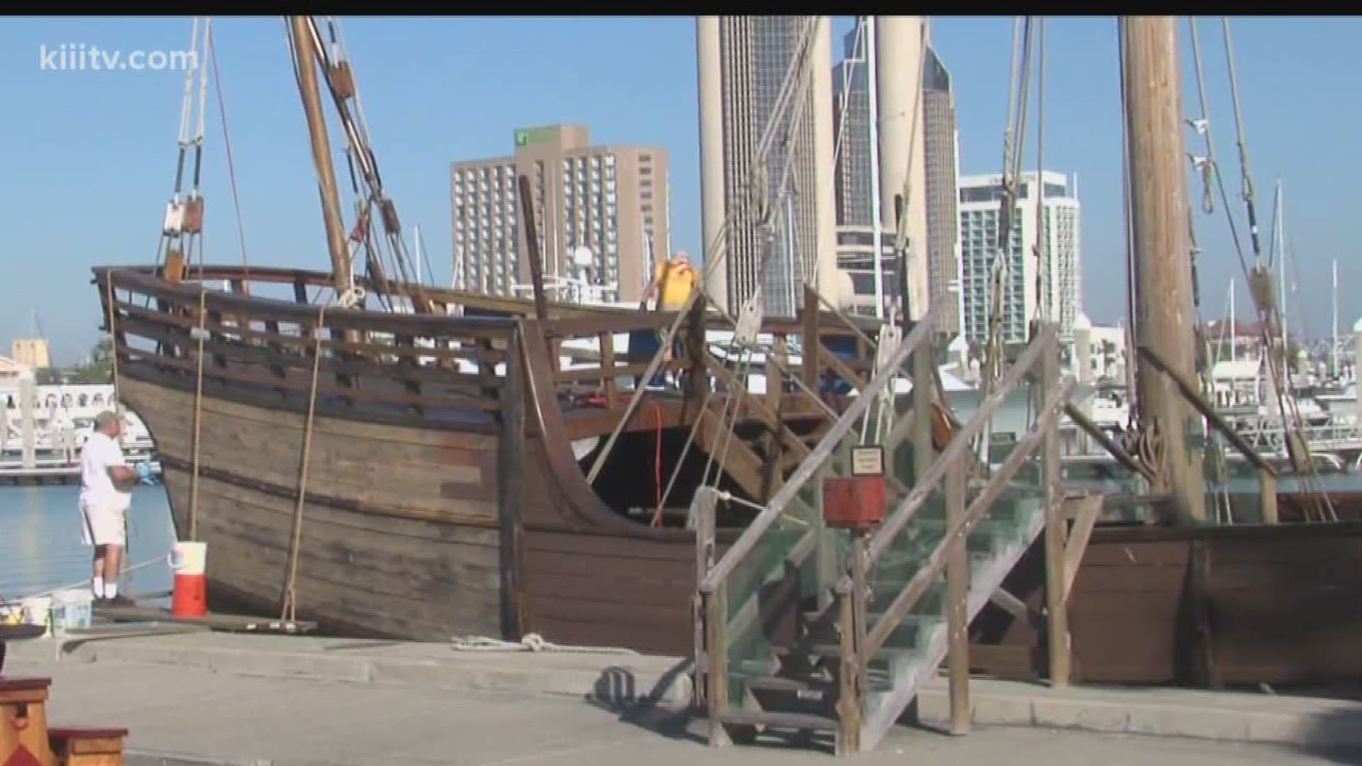An extension to help restore one of the Christopher Columbus ship replicas, the La Nina, was filed by the City of Corpus Christi and the Columbus Sailing Association Tuesday.