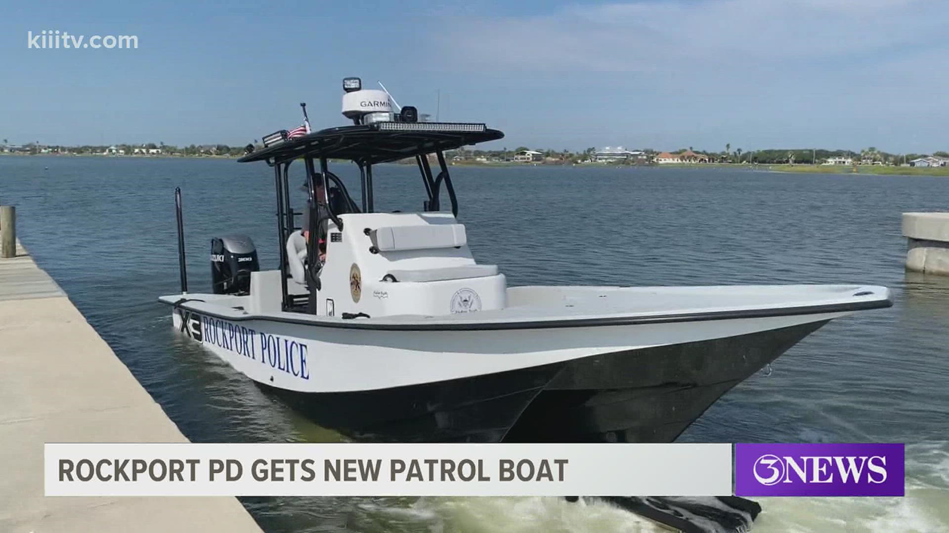 The department says they've been waiting several years to get a boat like this.