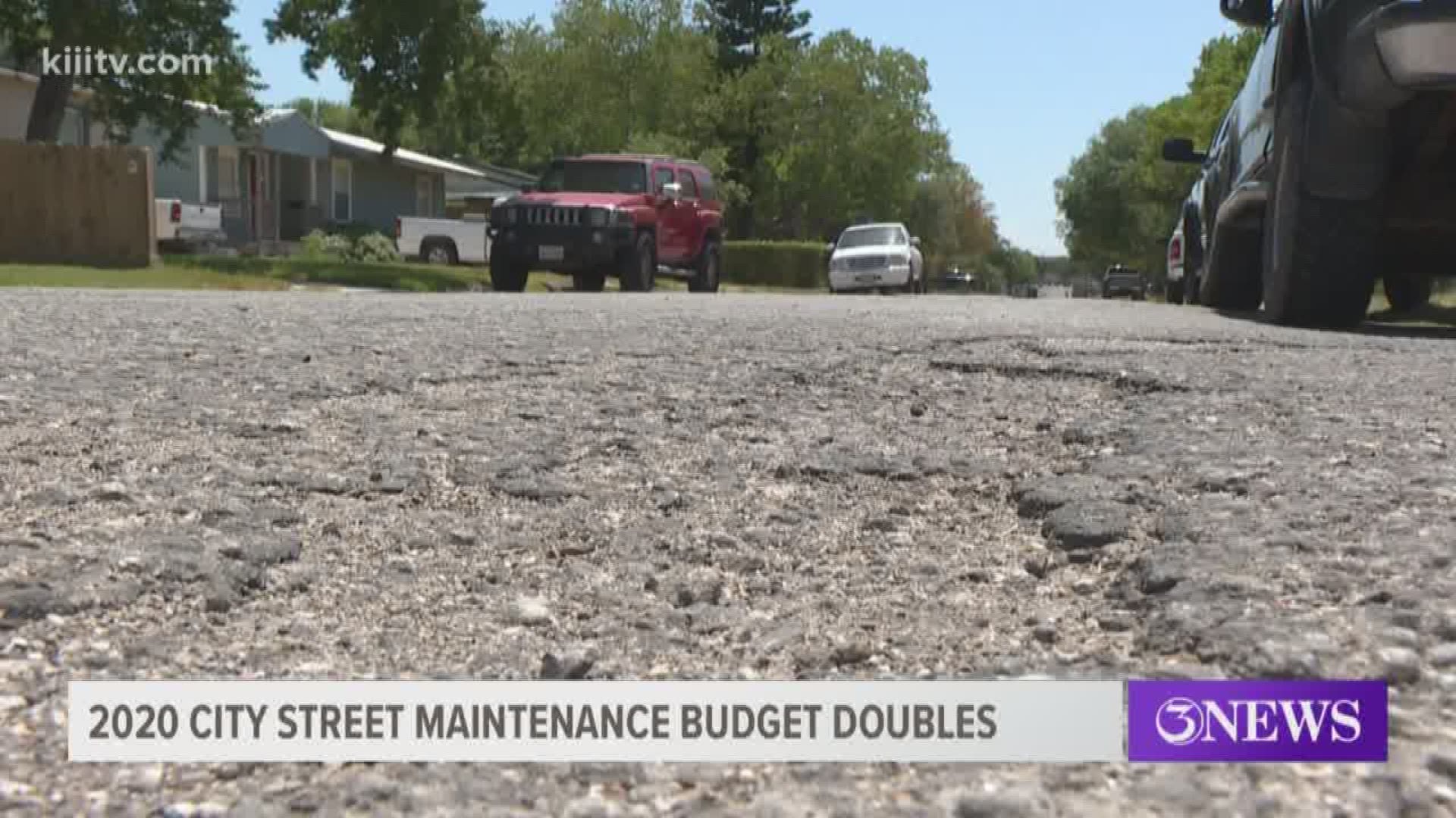 Next year's proposed $1.1 billion budget for the City of Corpus Christi includes a whopping $128 million for street maintenance and reconstruction -- double what was allocated for streets under the current budget.

There's a big focus on residential areas this time around, with a list of projects stretching from Calallen to Corpus Christi's southside, and everywhere in between. The residential street fund is $25 million -- basically a four-percent property tax approved by voters.