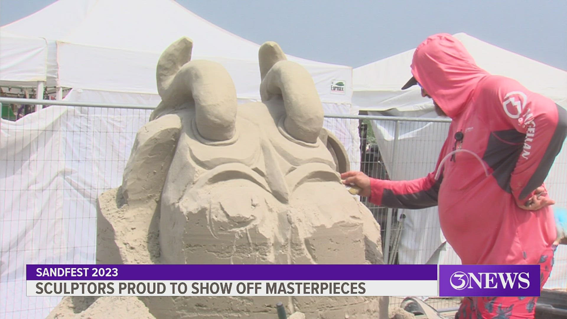 Sand sculptors show off masterpieces at Sandfest