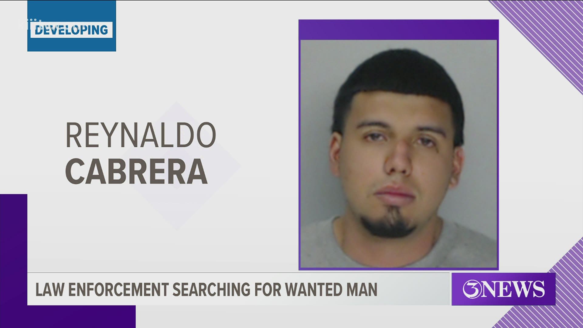 21-year-old Reynaldo Cabrera is wanted by Corpus Christi police ...