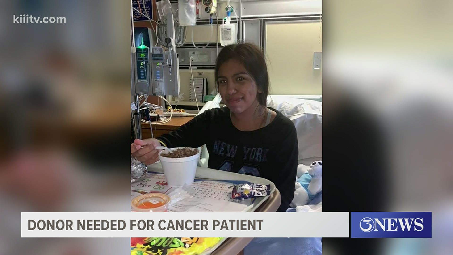 18-year-old Desiree Elizondo is in need of a bone marrow transplant, but to receive one she needs a donor who is the same genetic tissue type.