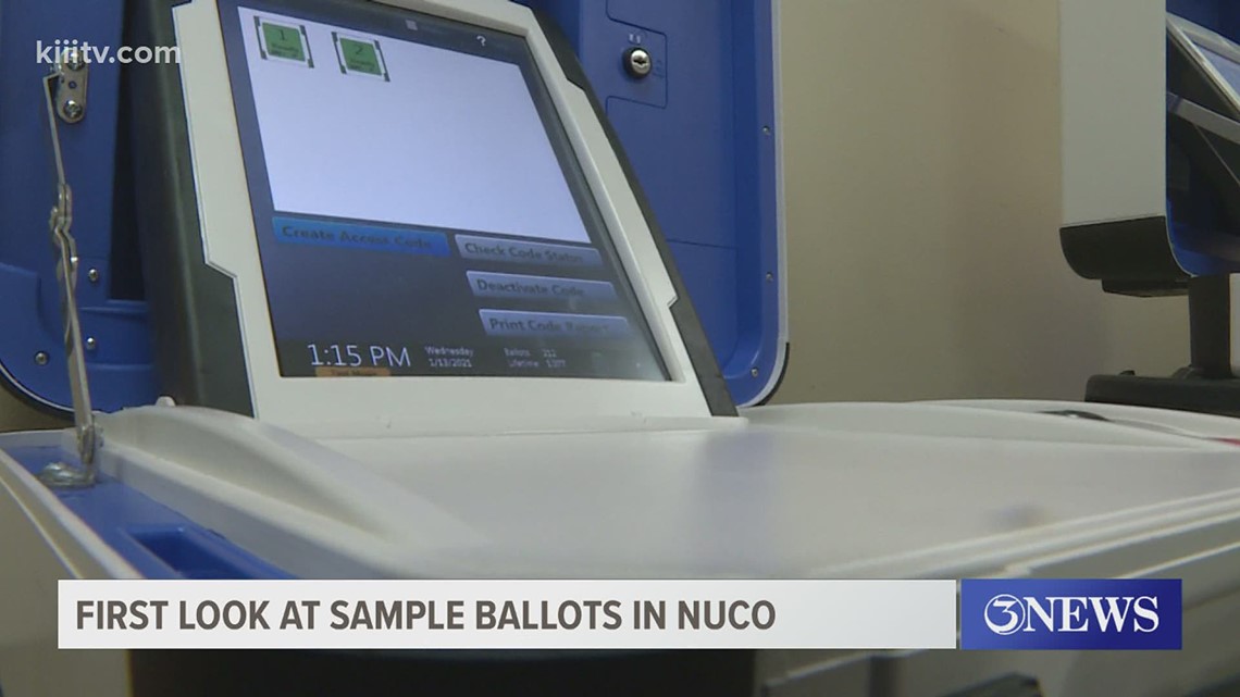 A first look at Nueces County’s sample ballot and how to prevent voter